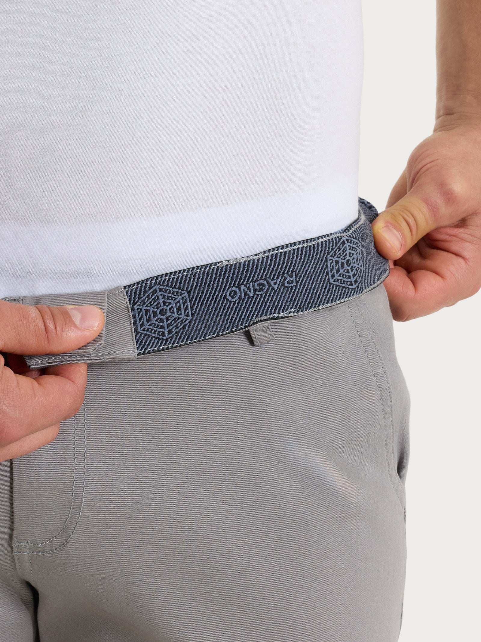 Ragno Compact Pantalone Chino Pietra in cotone elasticizzato