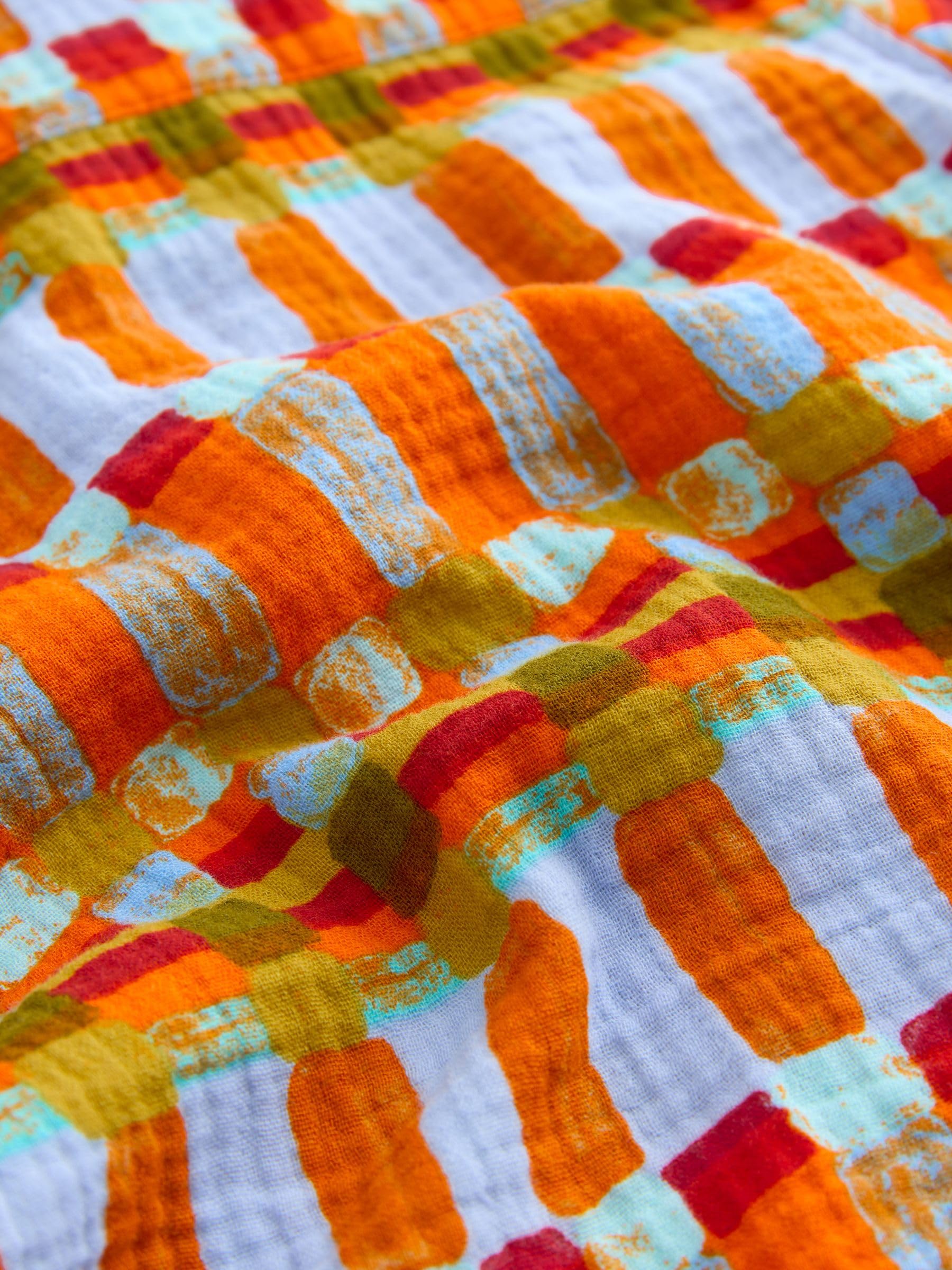 Next completo bambino camicia shorts riga multi