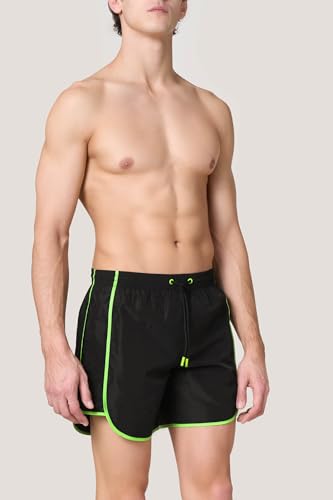 Goldenpoint Volley Piping Fluo boxer mare uomo profili contrasto