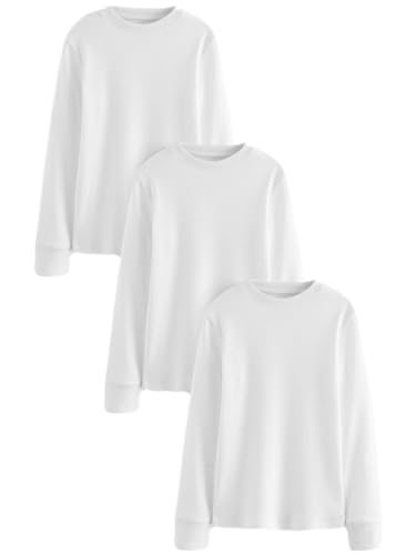 Next ragazzo magliette maniche lunghe cotone 3 pezzi 98-104