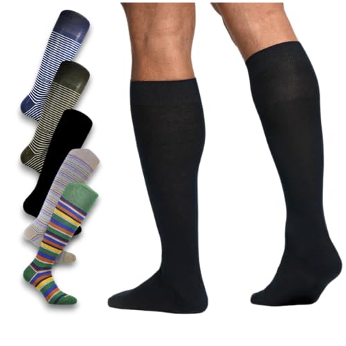 Lady C calzini uomo cotone elasticizzato 5 paia fantasia