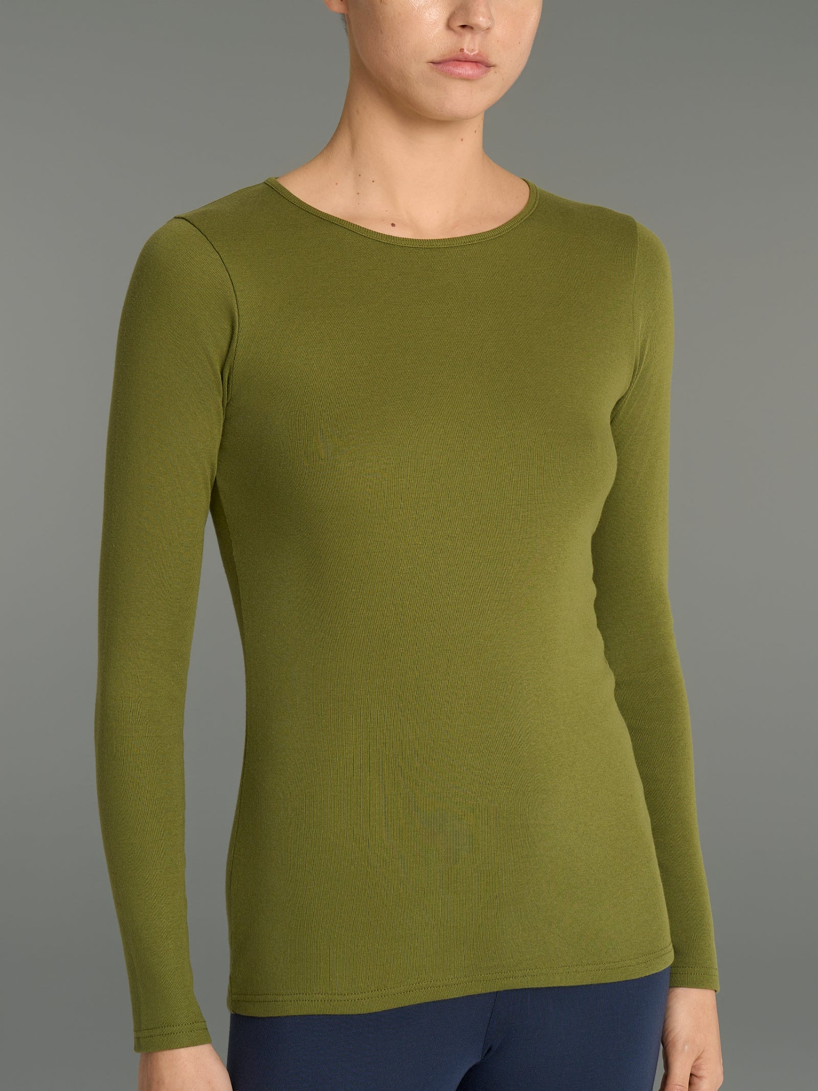 Ragno Thermo Cotton maglietta girocollo Sphagnum cotone caldo