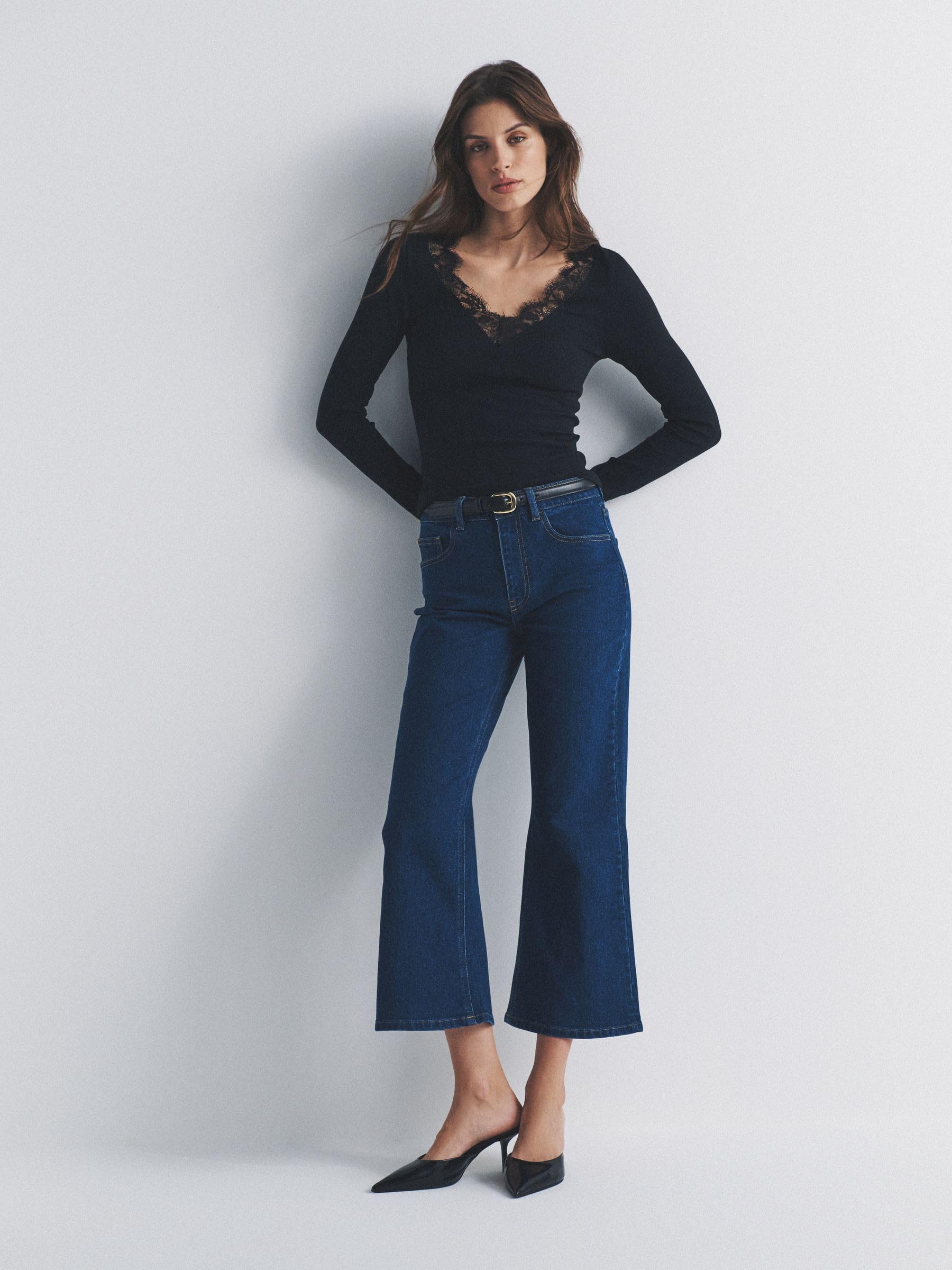 Geo Next The Set jeans zampa donna 2 pezzi polpaccio