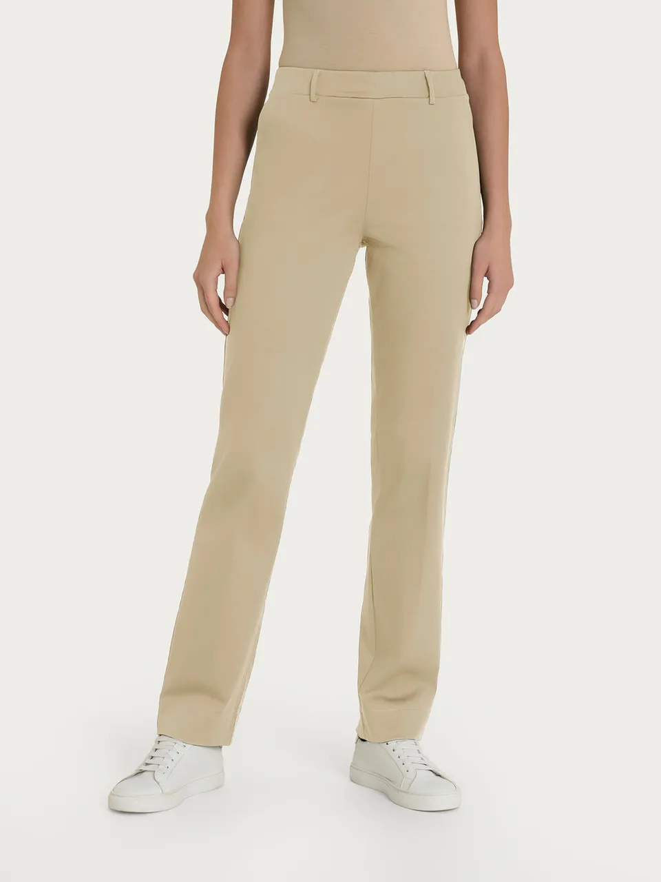 Ragno Satin Power Pantaloni Dritti Irish Cream con Tasche