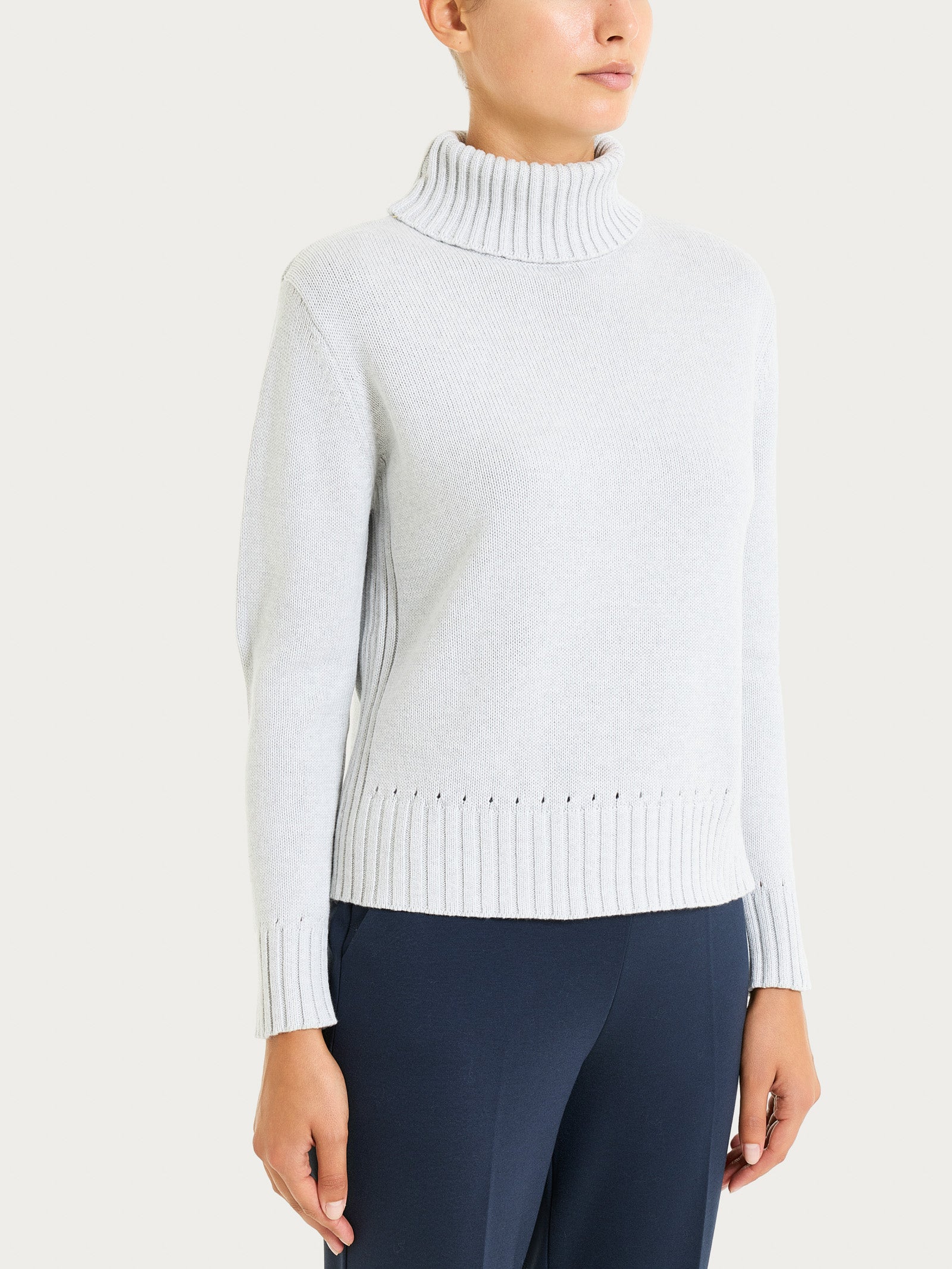 Ragno Winter Cotton Dolcevita Cotone Dawn Blue