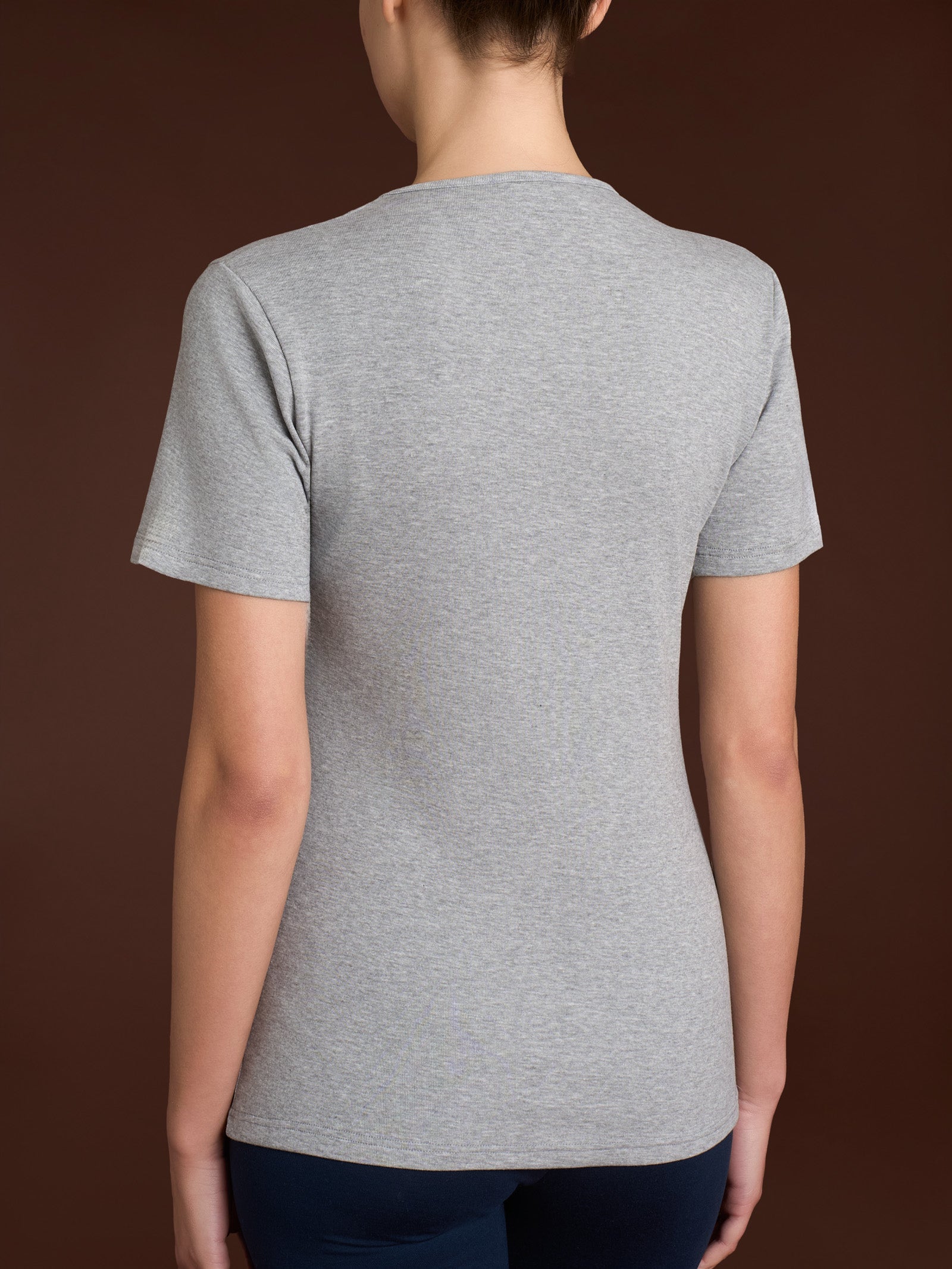 Ragno Thermo Cotton Maglietta Girocollo Argento Mel.