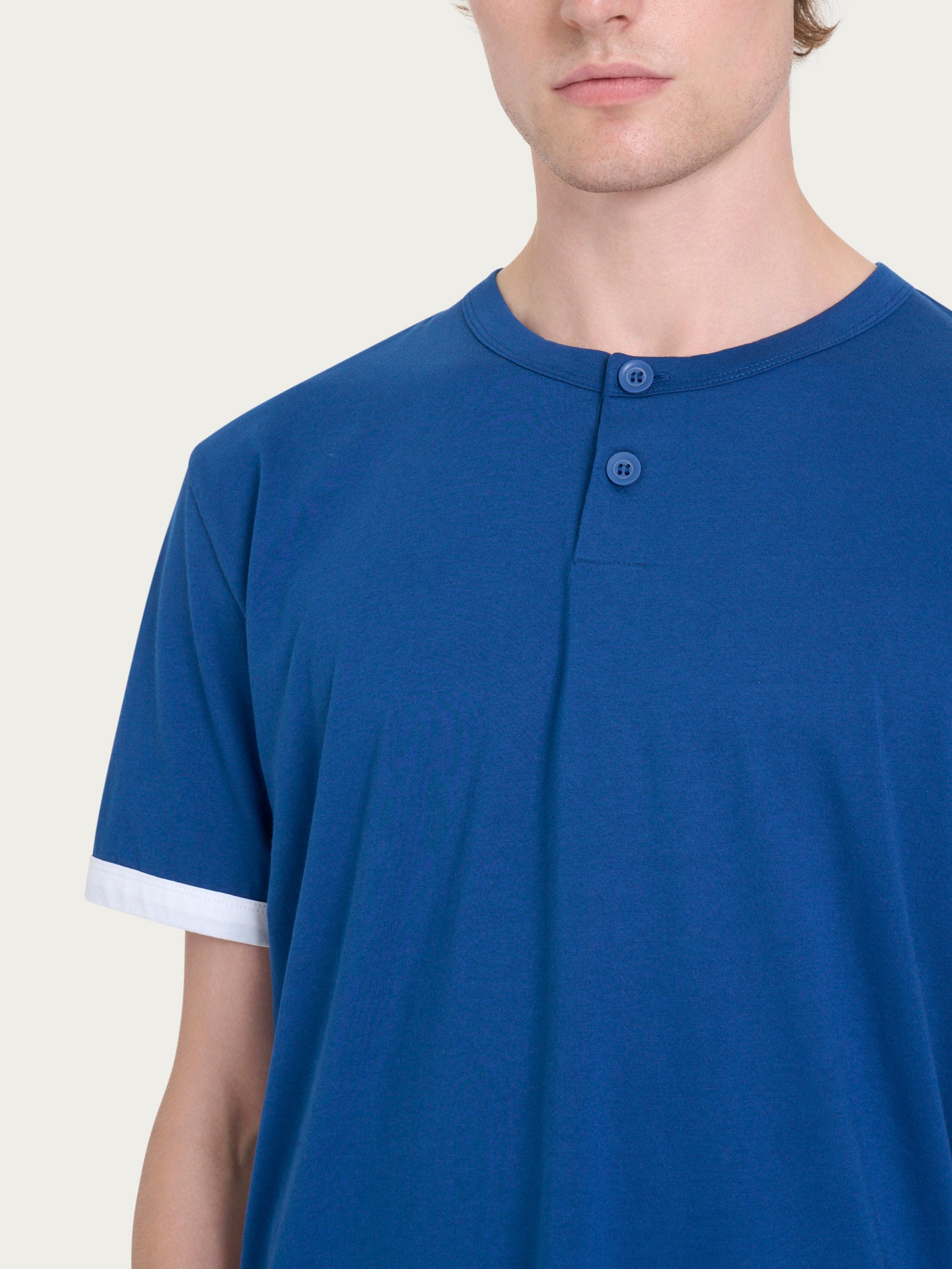Ragno Jersey Cotone Pigiama Corto Navy Peony uomo