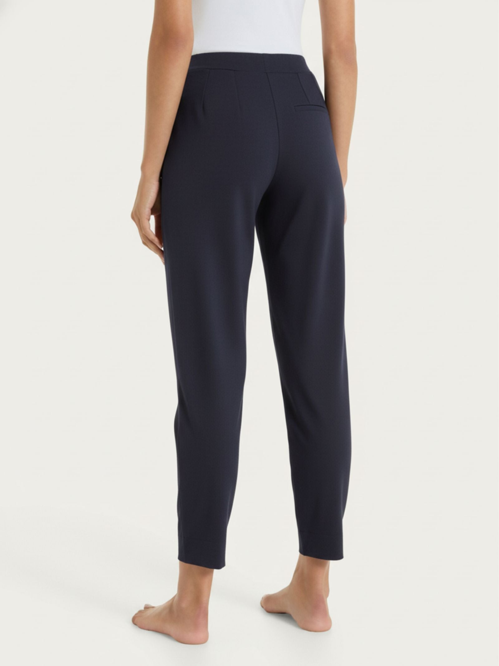 Ragno Jersey Cotone pantalone carota Bleu tasche