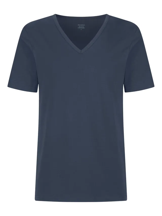 Ragno Dynamic maglietta scollo V cotone Bleu bipack