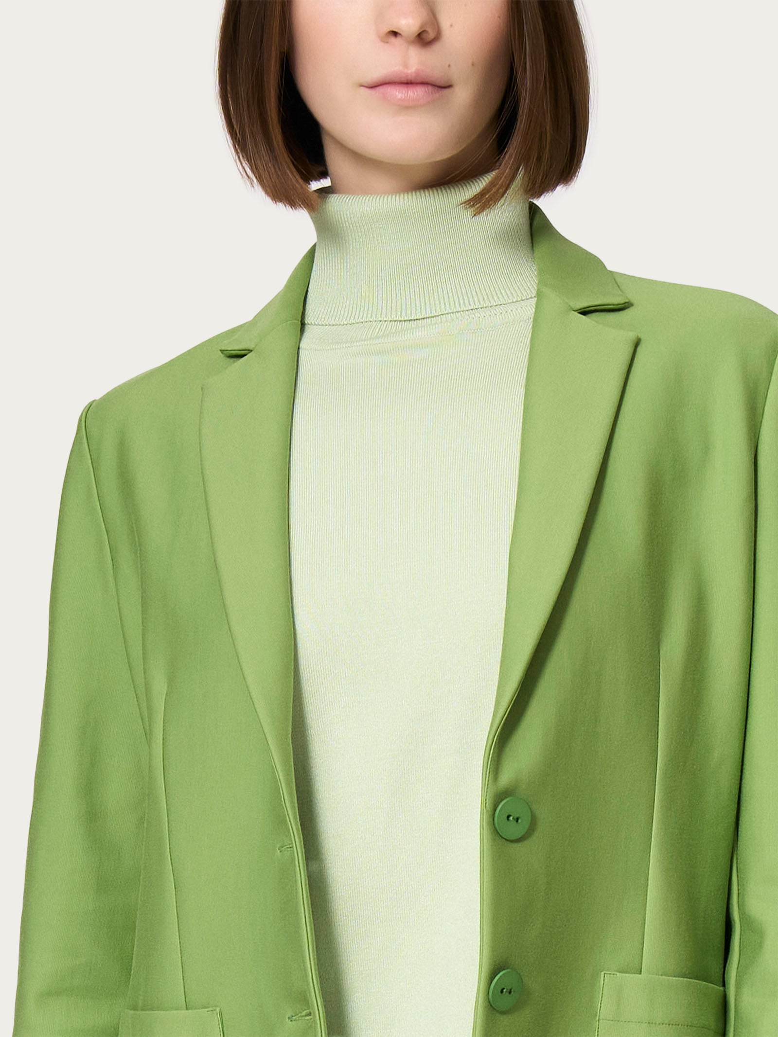 Ragno Compact blazer Piquant Green due bottoni