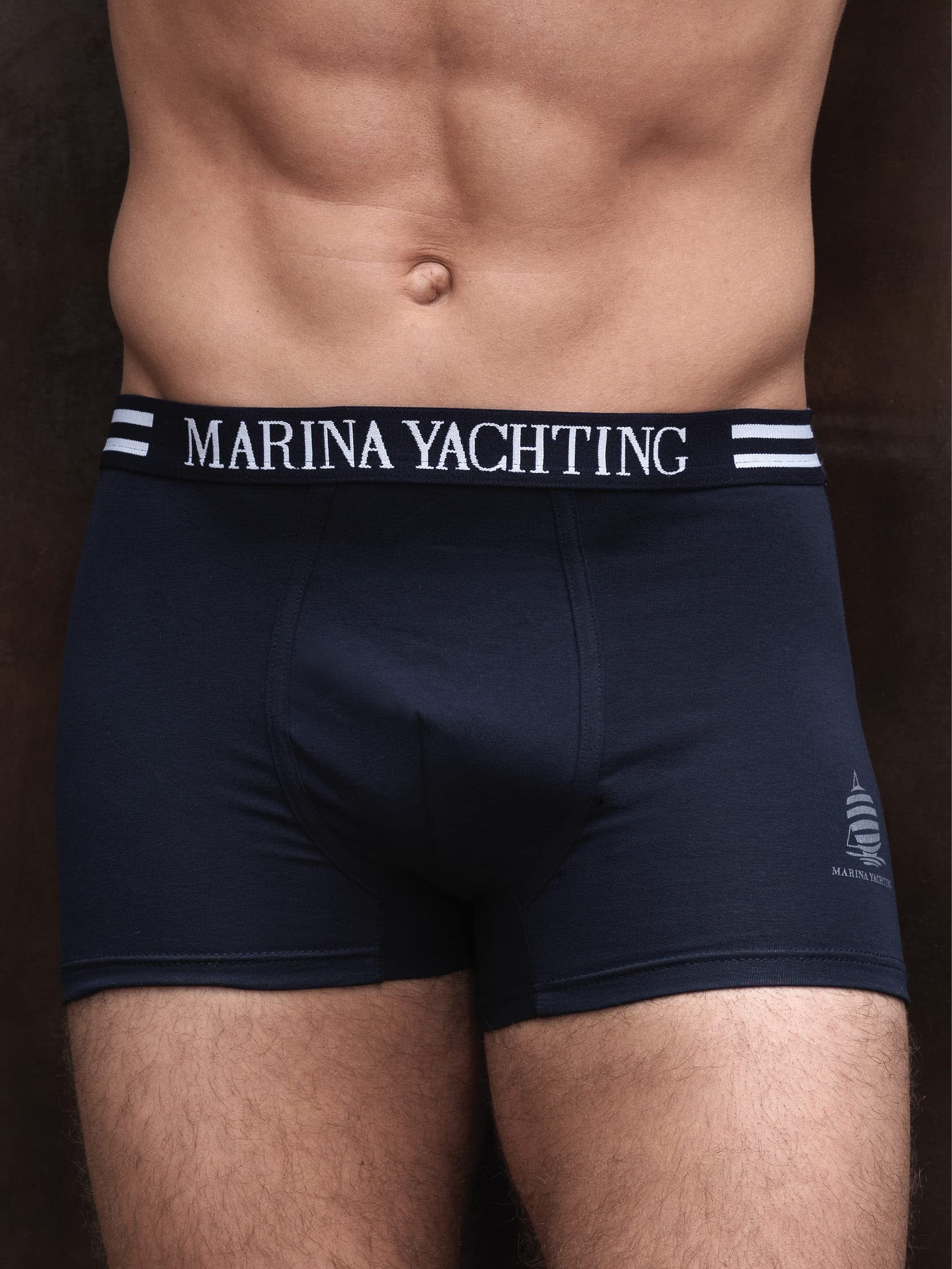 Lady C Marina Yachting boxer uomo S cotone aderente