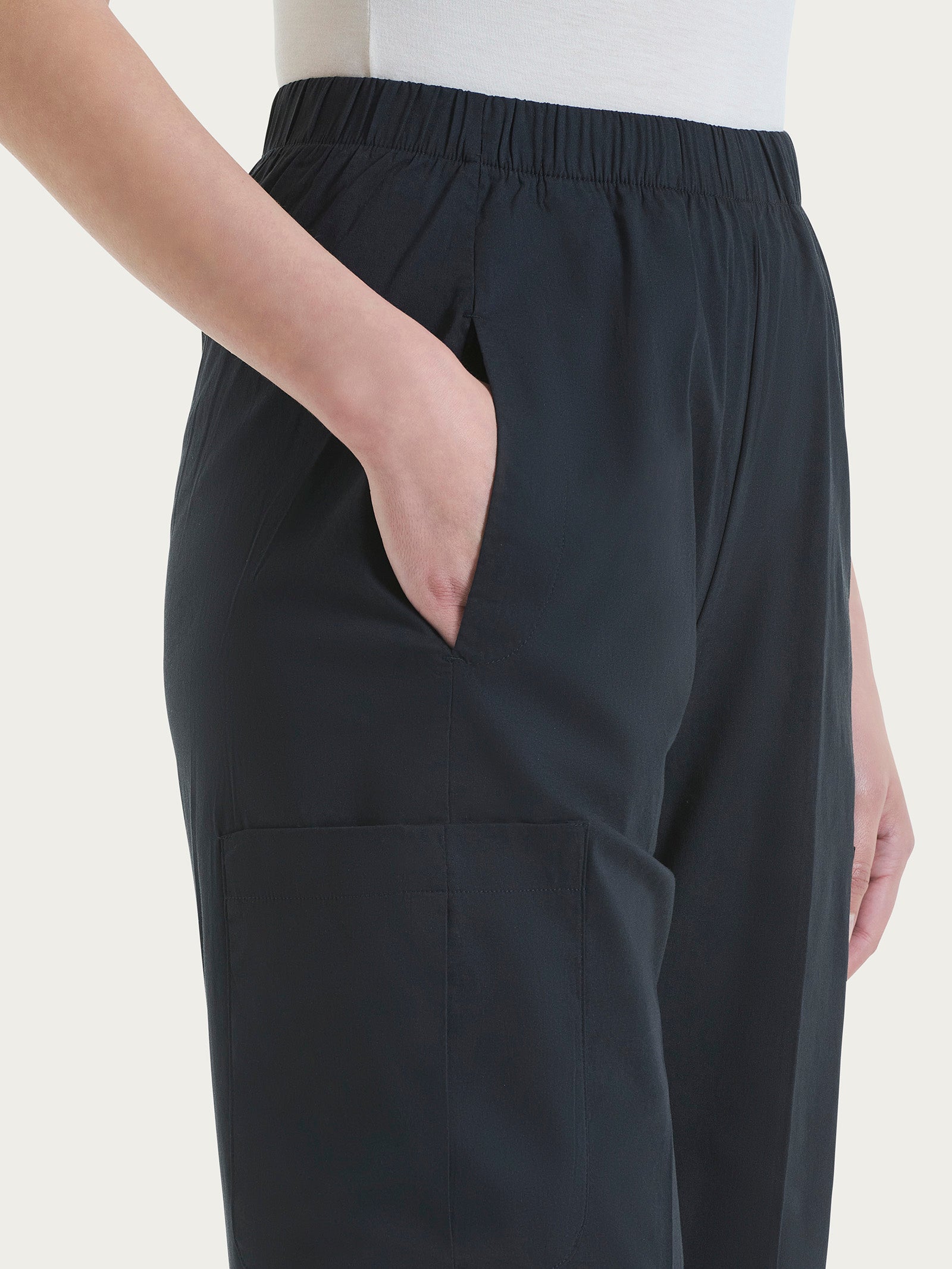 Ragno Super Fresh Cargo bermuda cotone Nero