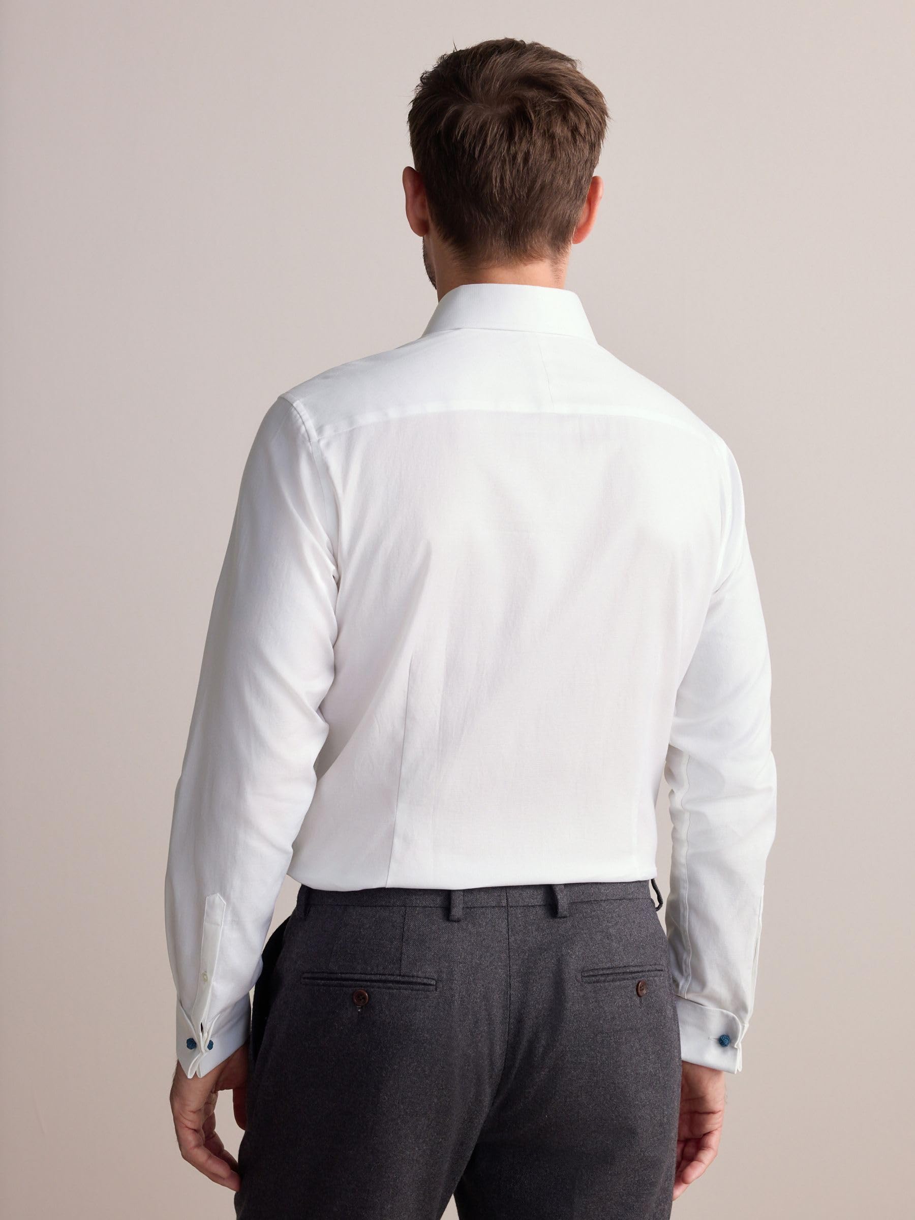 Next Signature Camicia slim uomo 100% cotone elegante
