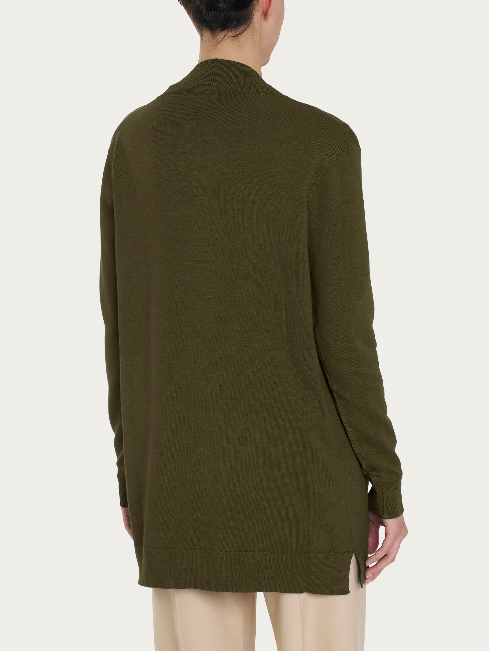 Ragno Four Seasons cardigan donna Dark Olive