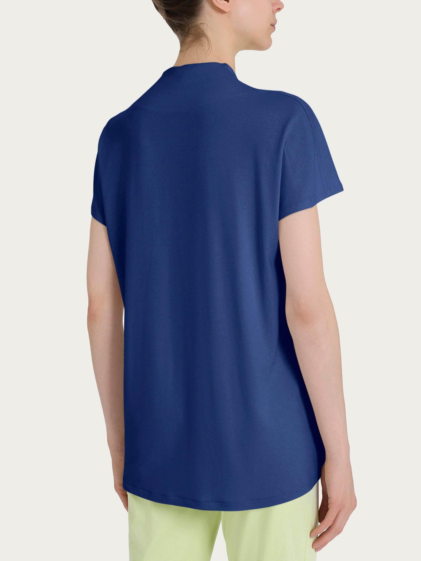 Ragno Crêpe Maglietta Scollo V Kimono Blueberry Viscosa