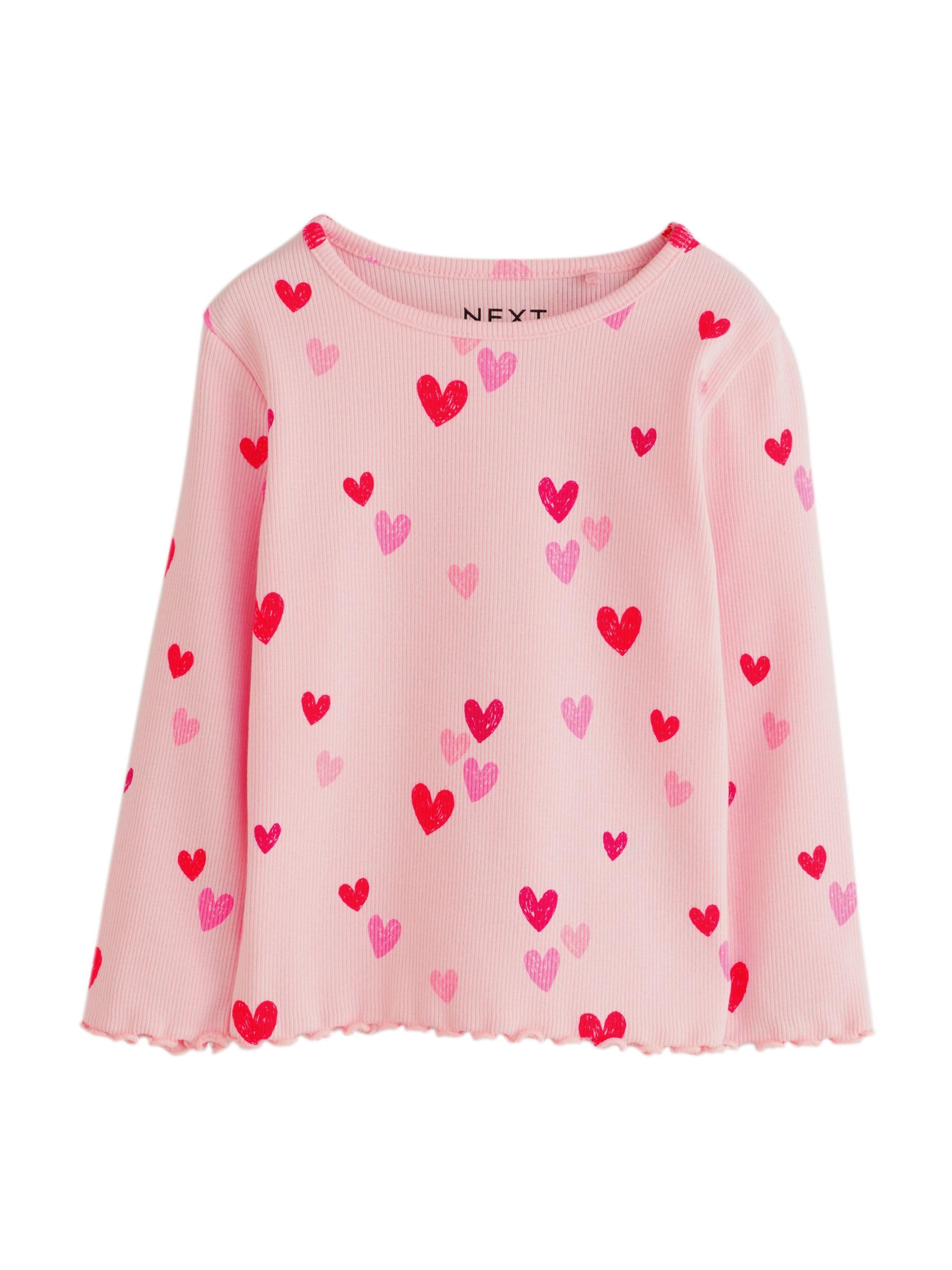 Next T-shirt maniche lunghe bambina 12-18 mesi coste
