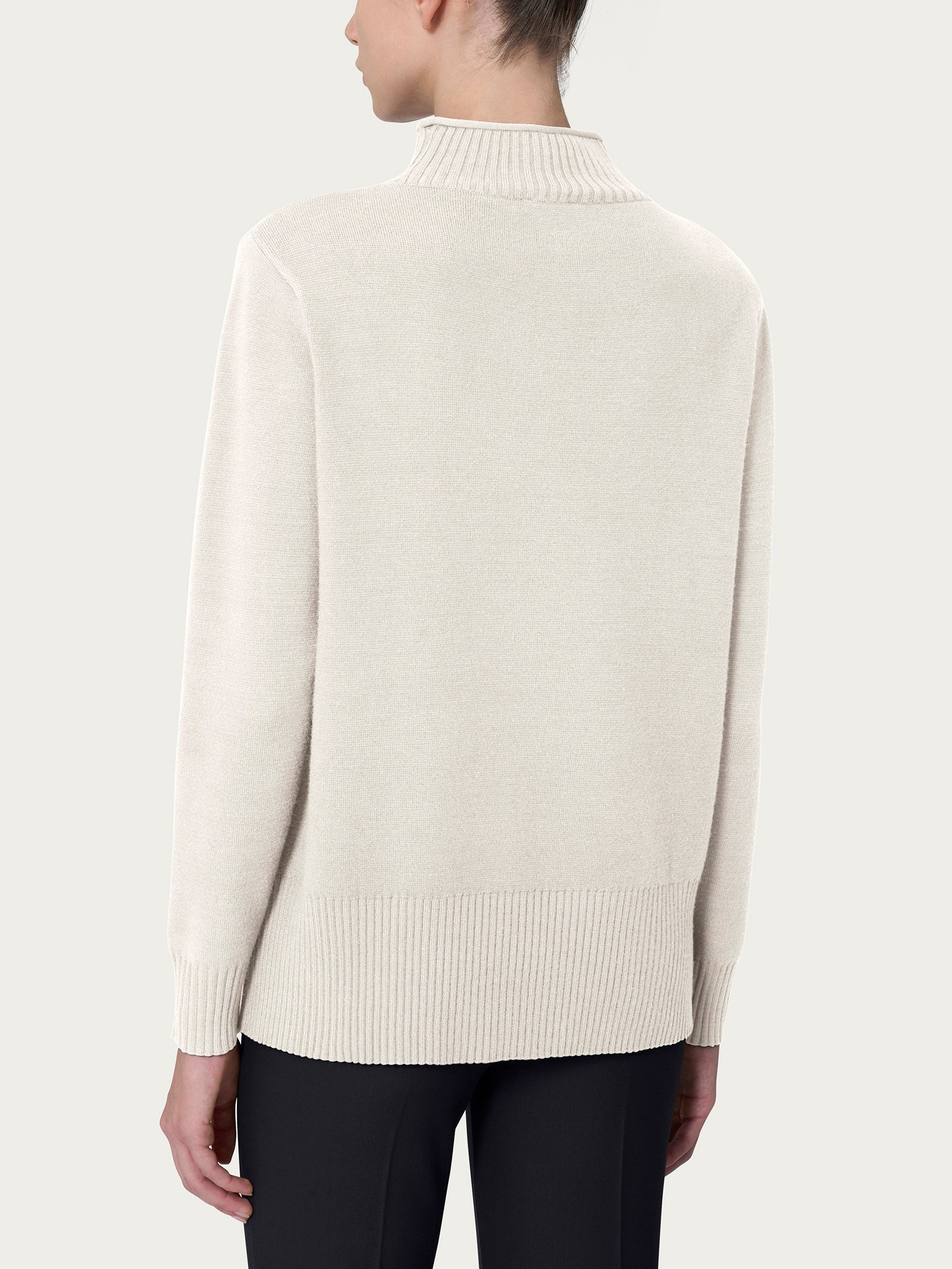 Ragno Super Soft Lupetto Maglia Avorio Boxy