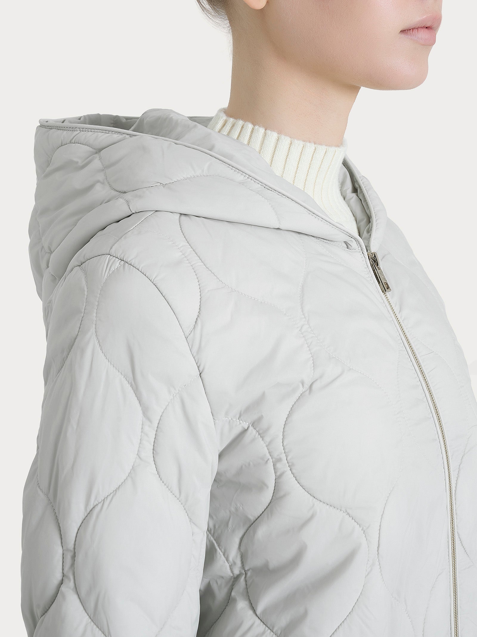 Ragno Onion Quilt Piumino donna Dawn Blue con cappuccio