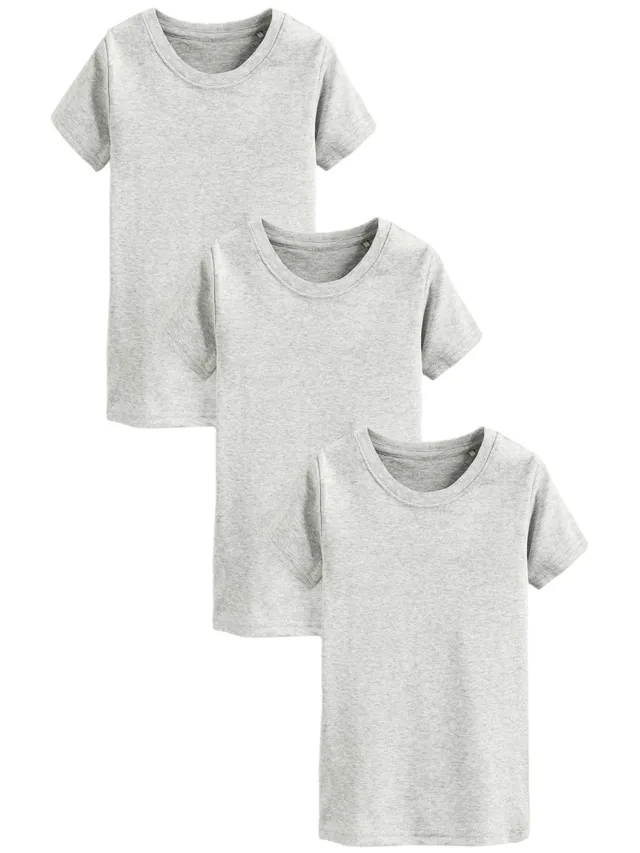 Next T-Shirt Bambino Cotone 2-3 Anni Confezione 3 Pezzi