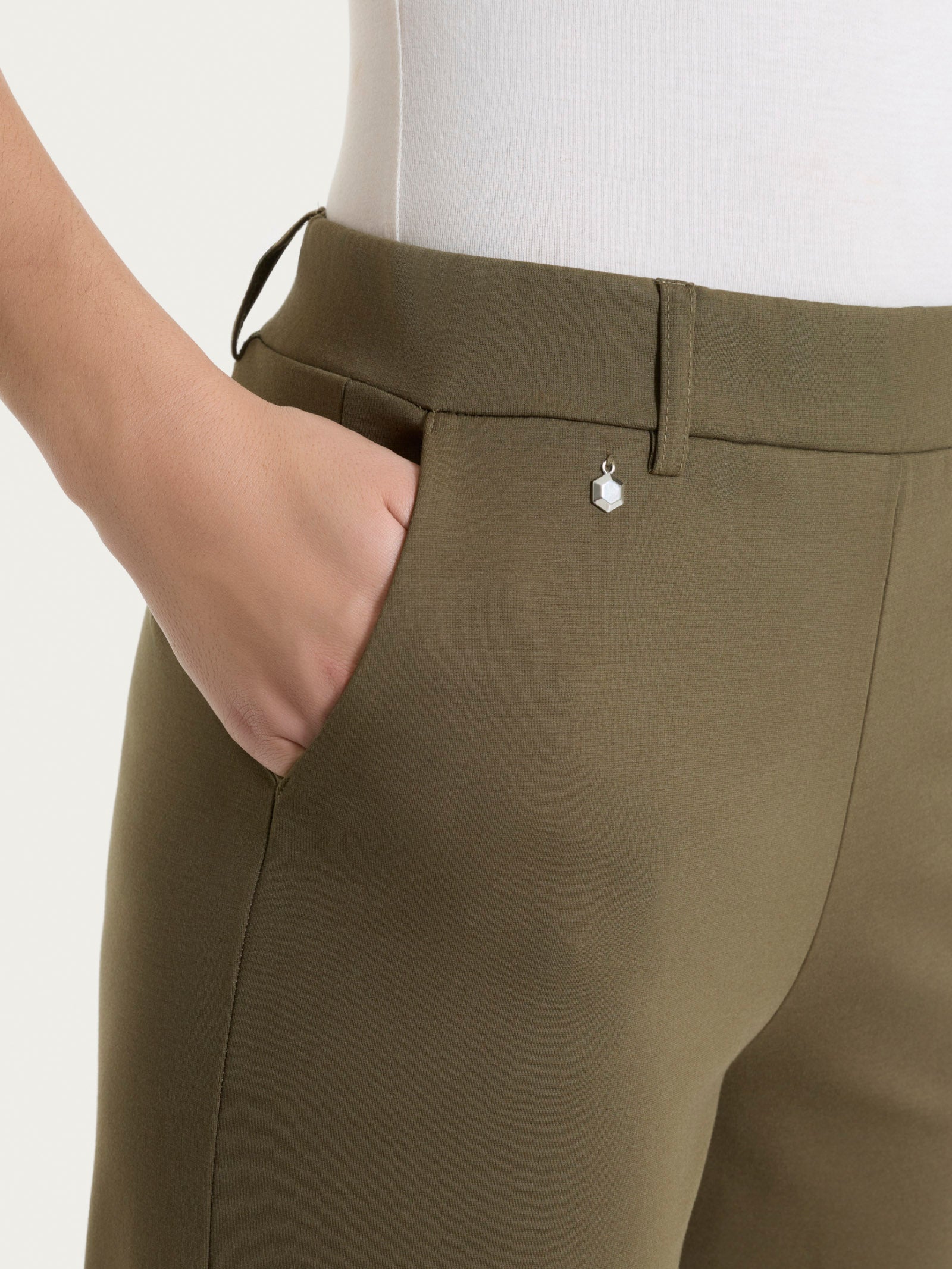 Ragno Perfetta Revolution Tapered pantalone Dark Olive con tasche