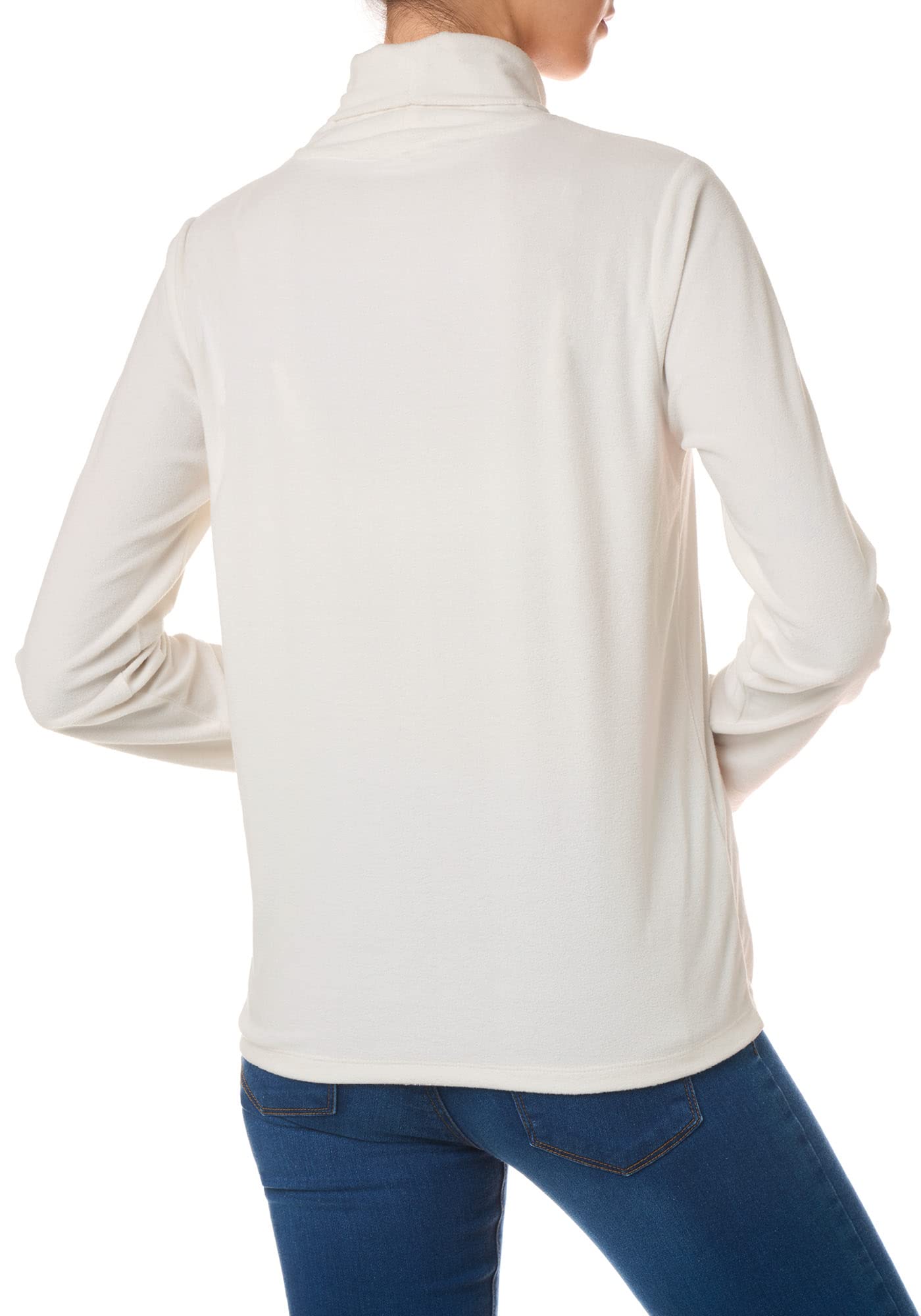 Goldenpoint Basic maglia dolcevita pile manica lunga calda