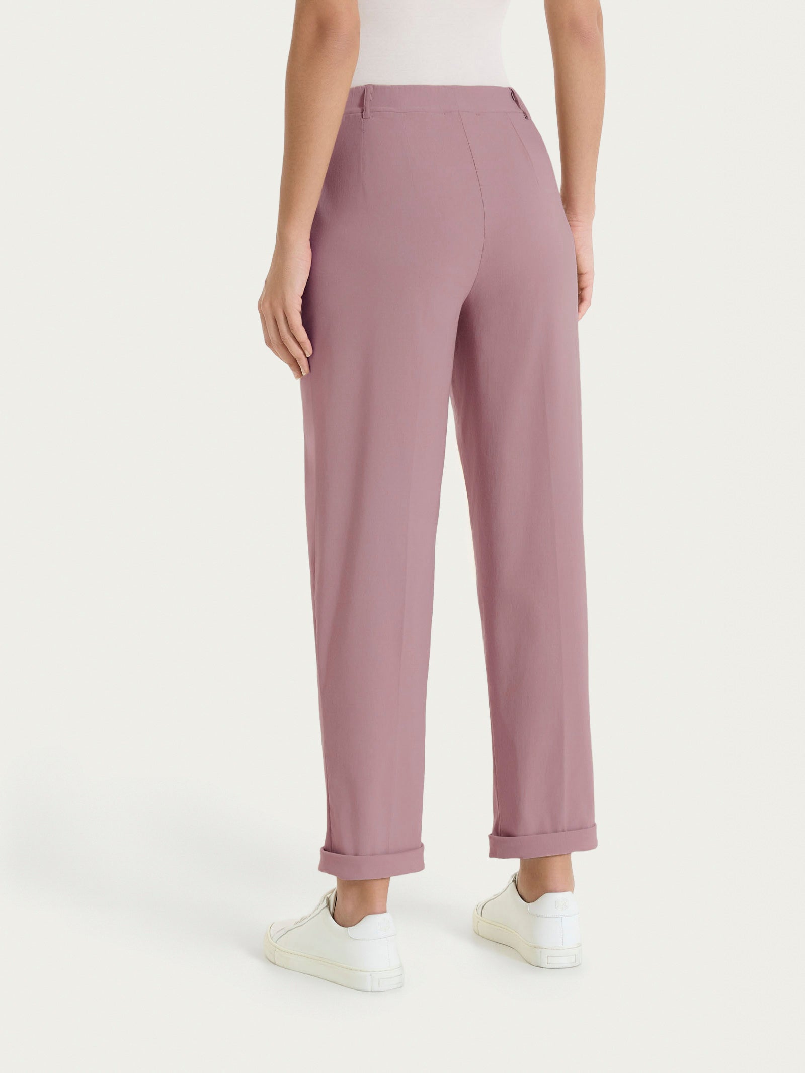 Ragno Super Fresh pantalone carota donna Twilight Mauve fresco