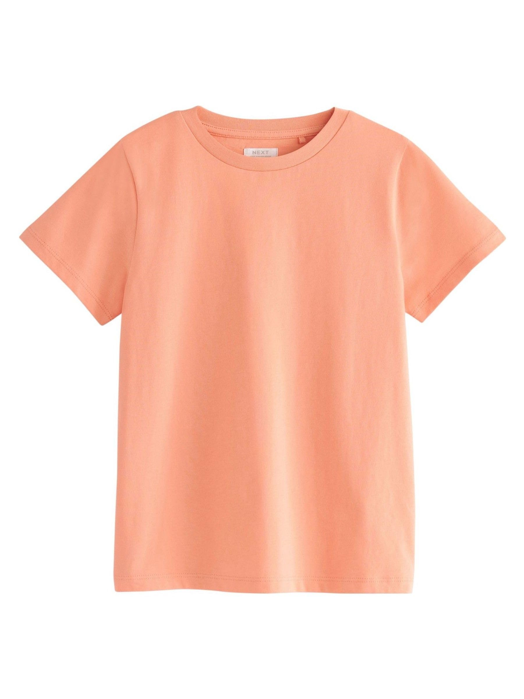 Next 7 magliette bambina cotone 4 anni pastello