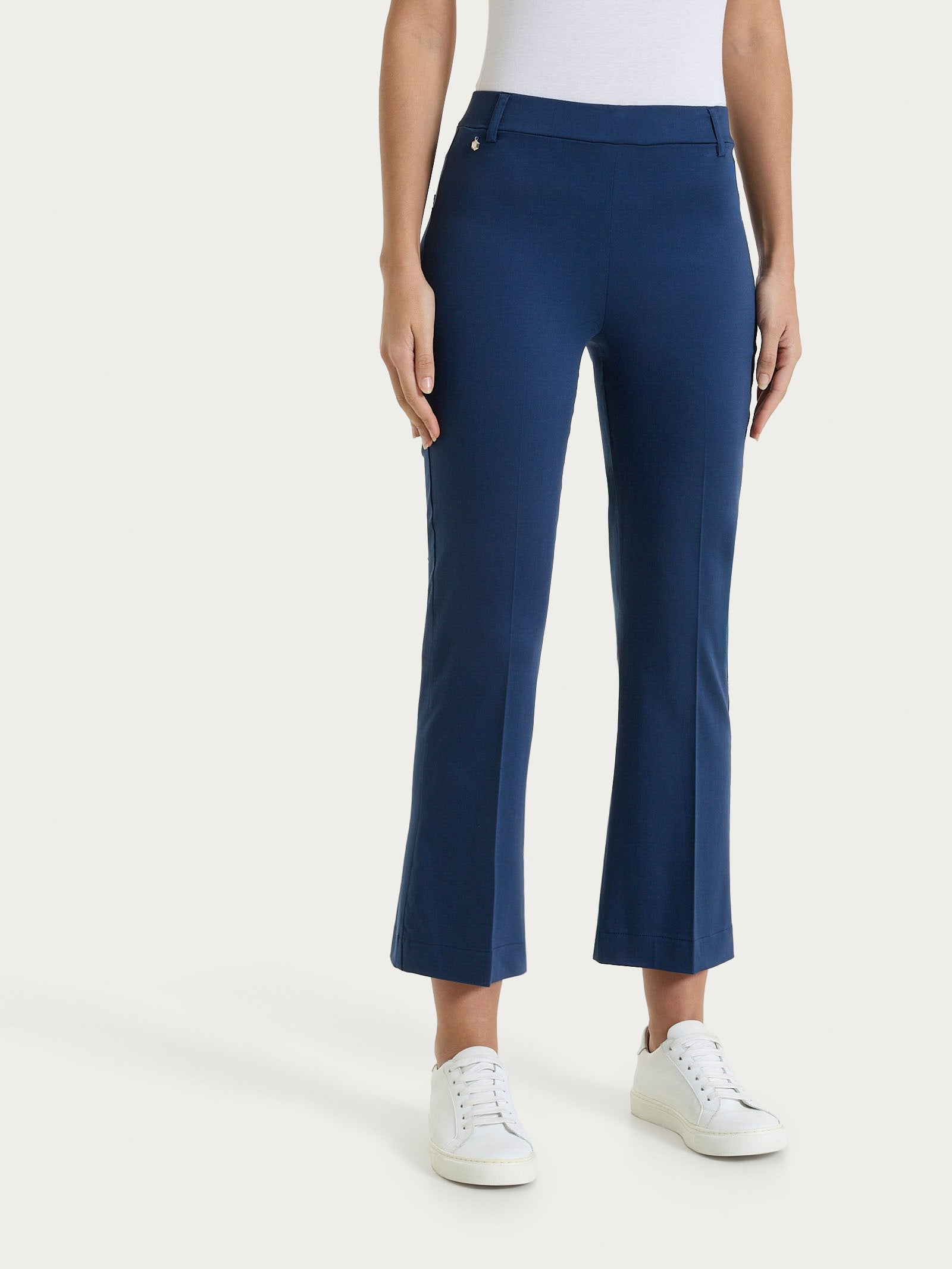 Ragno Satin Power pantalone flare Oceana cotone