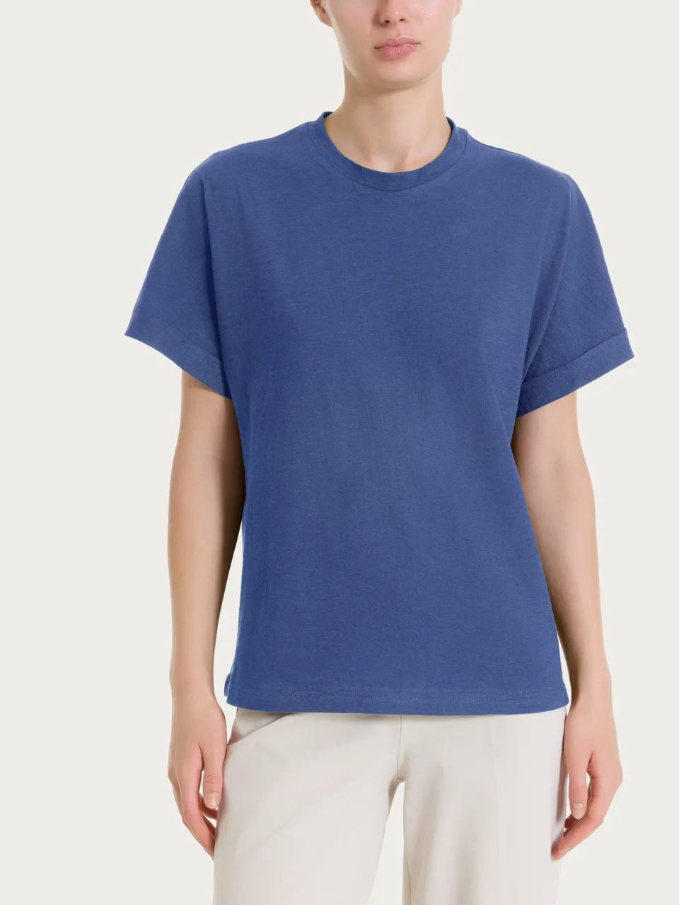 Ragno Puro Cotone Maglietta Over T-shirt Oceana slub jersey