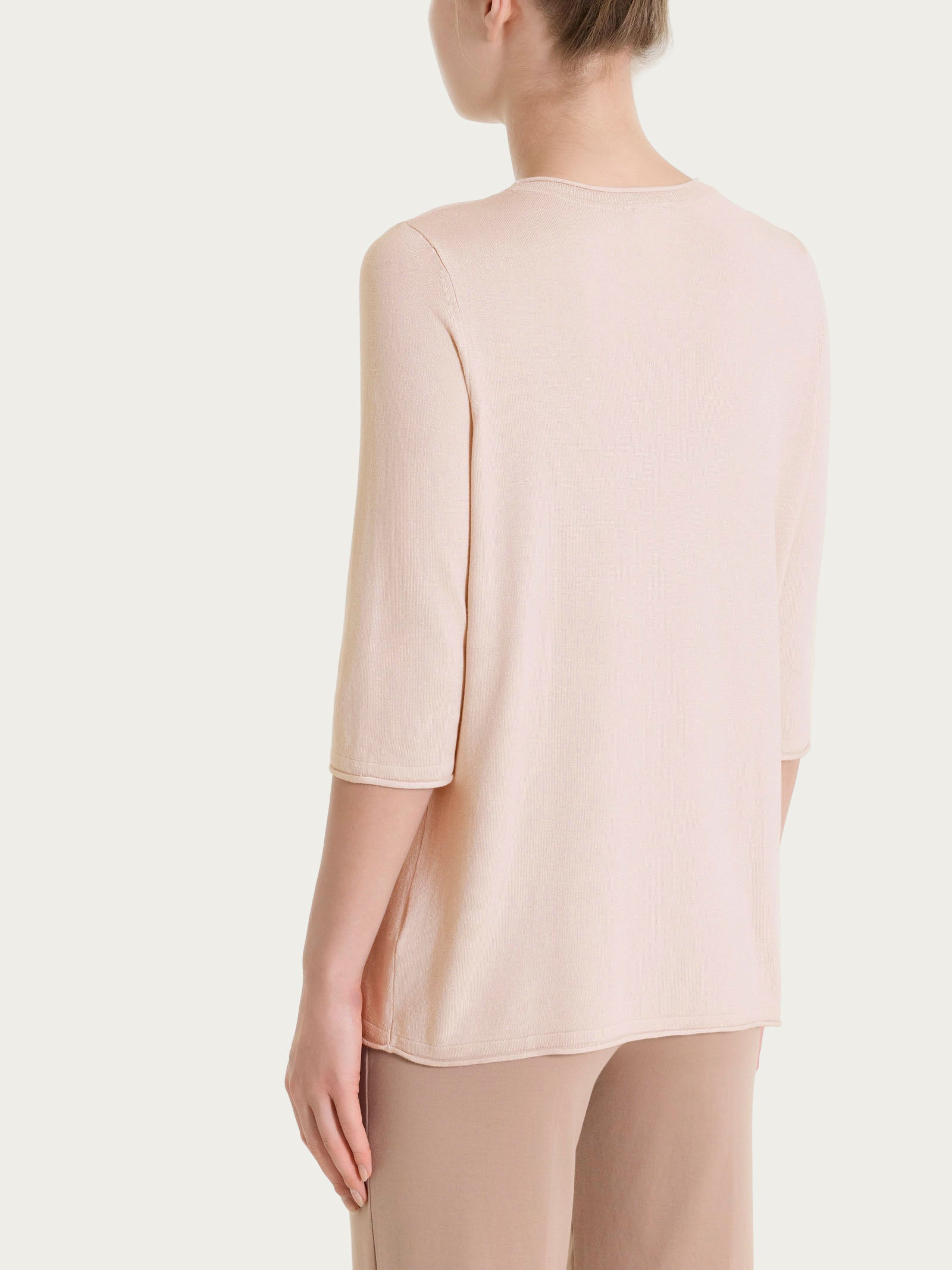 Ragno Summertime Maglia girocollo 3/4 cameo rose leggera