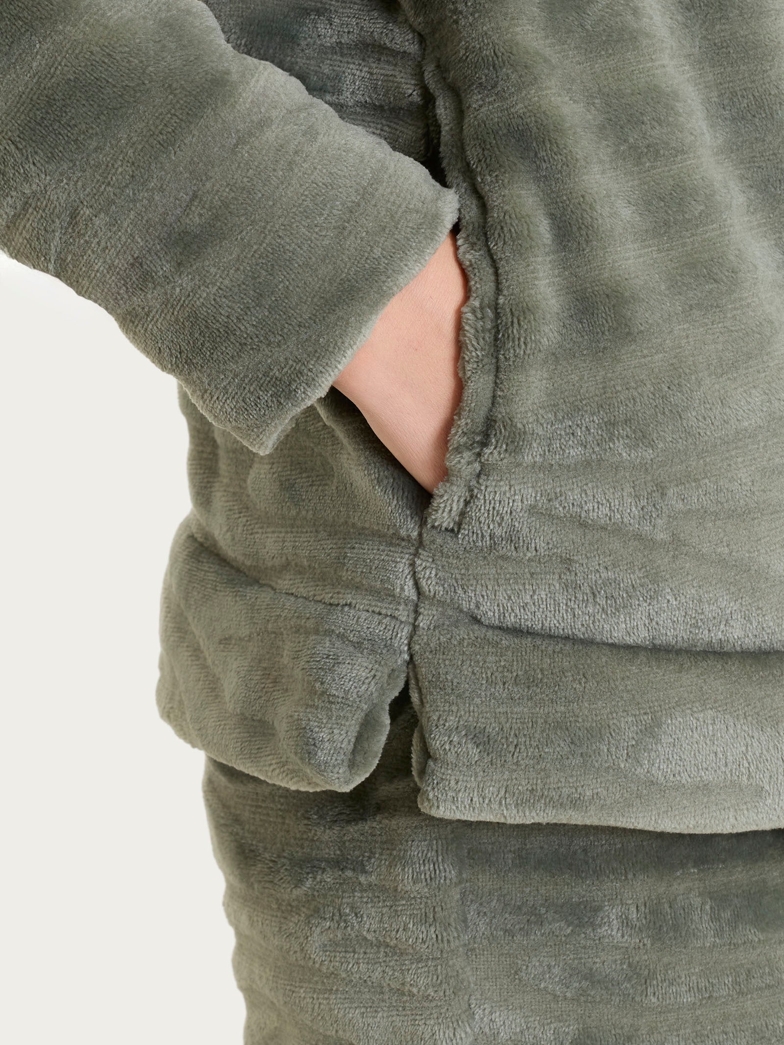 Ragno Coral Fleece tuta zip donna Shadow pile caldo