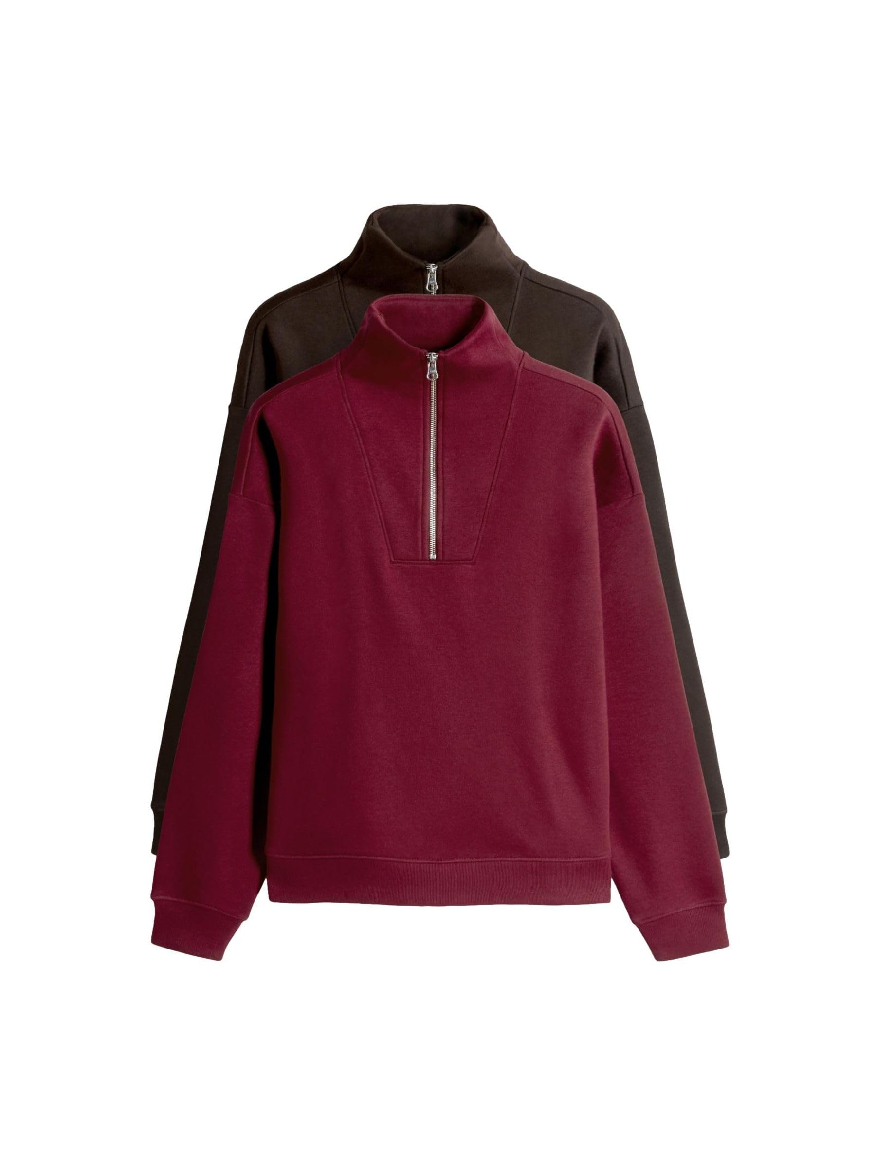 Geo Next The Set felpa collo imbuto zip donna confezione 2 pezzi