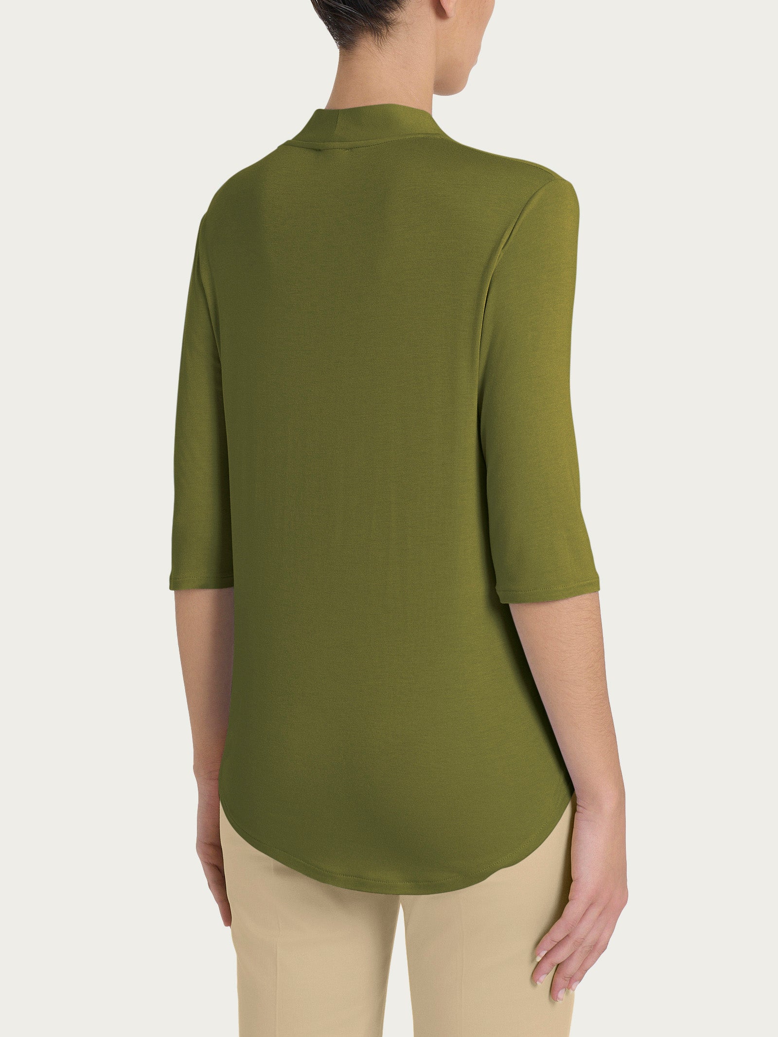 Ragno Viscosa Summer Maglietta Scollo V Sphagnum Manica 3/4