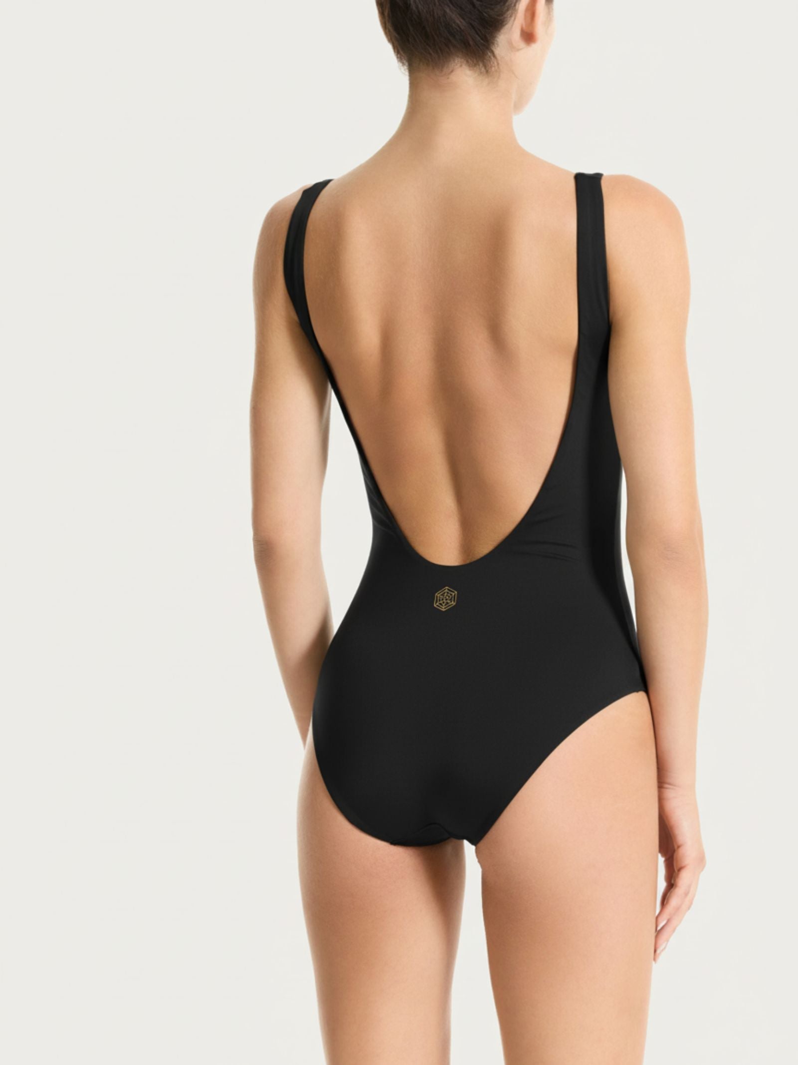 Ragno Super Fresh costume intero nodo nero coppe estraibili