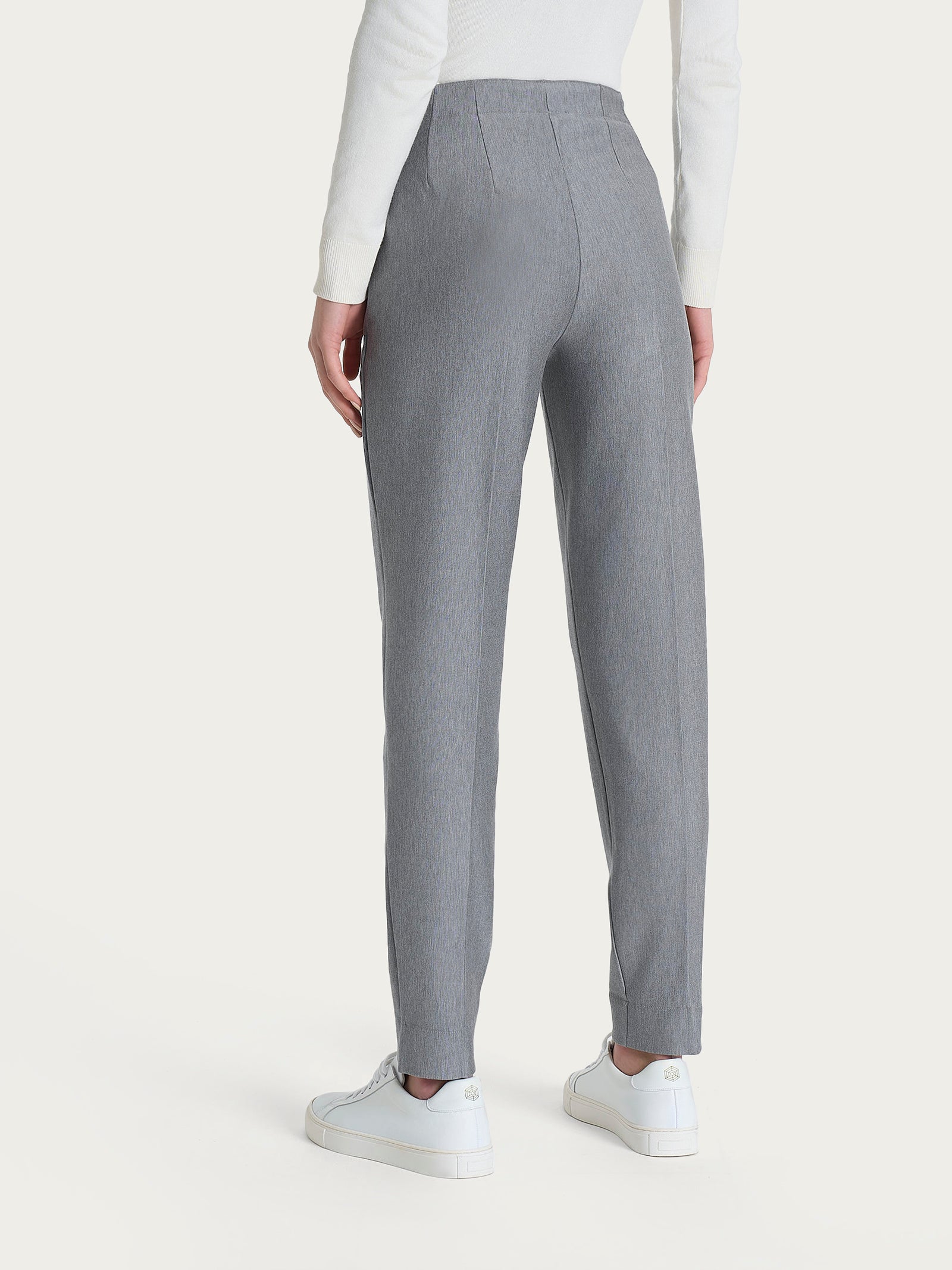 Ragno Compact pantalone carota Grigio Mel. vita elasticizzata