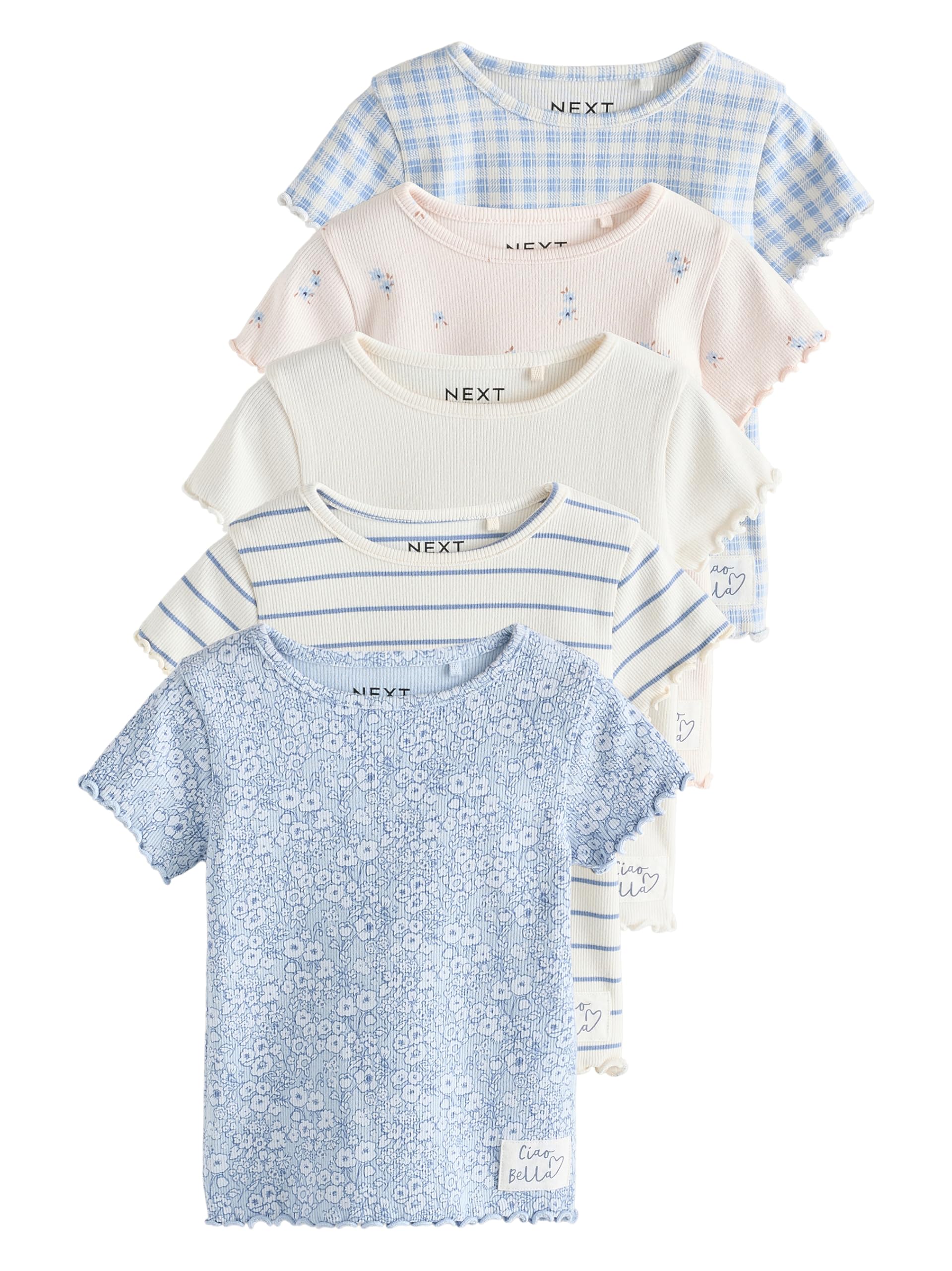 Next T-Shirt Bambina 5 Pezzi 92-98 coste