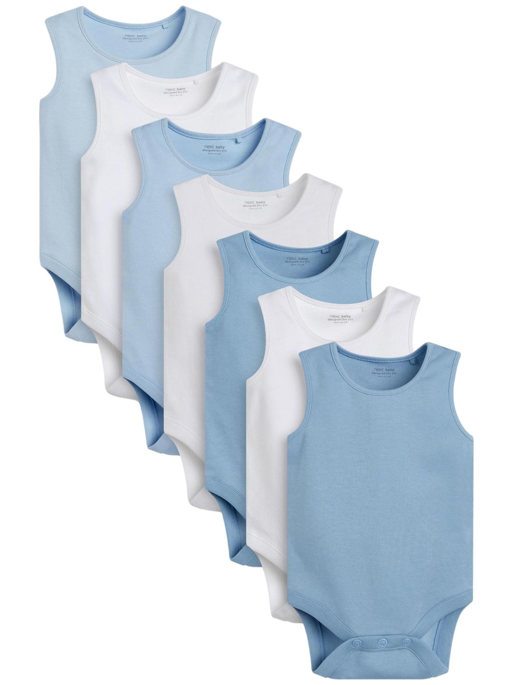 Next body canotta neonato 7 pezzi 56-62 cotone