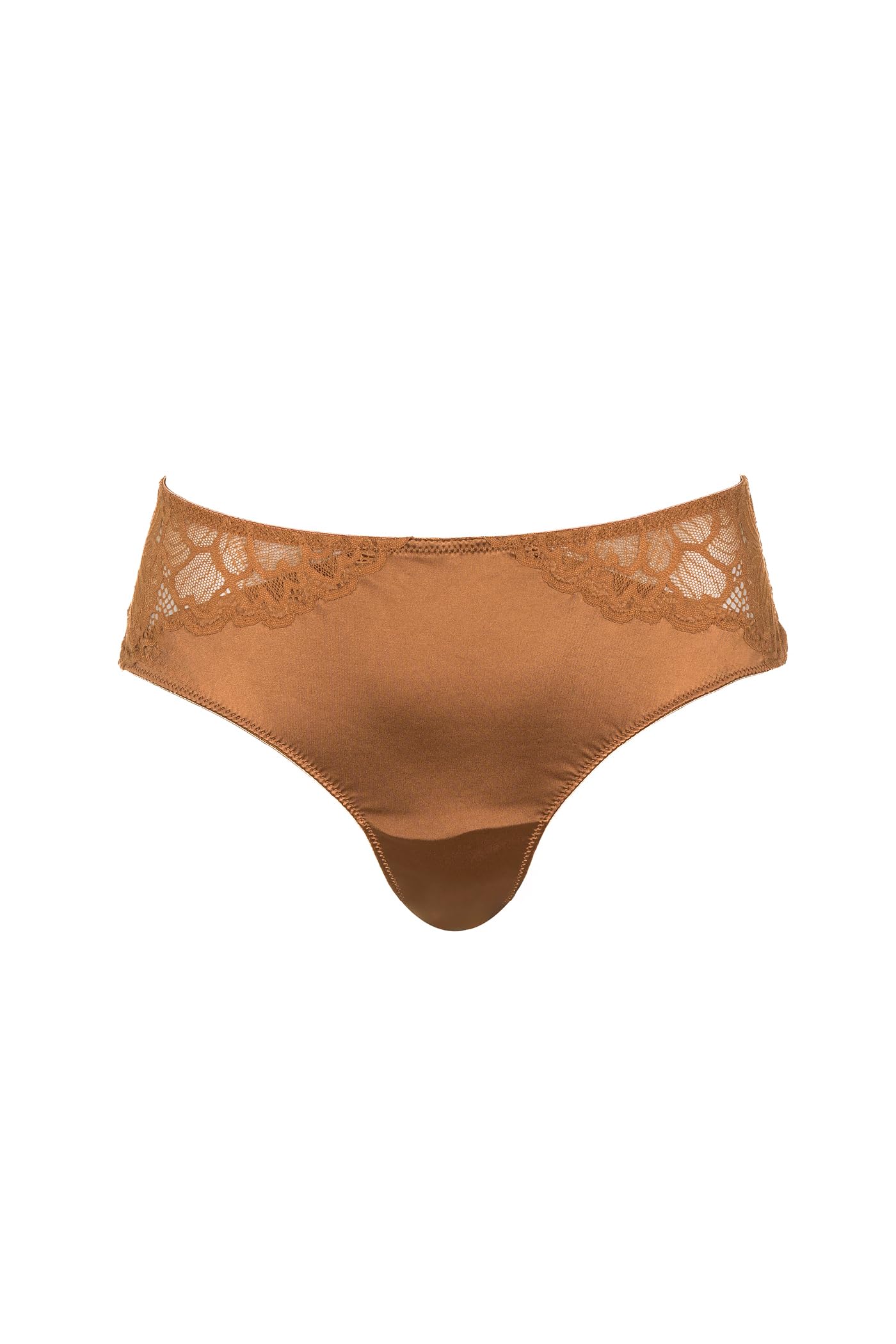 Goldenpoint Acanto Leaf slip fianco alto pizzo foliage cotone