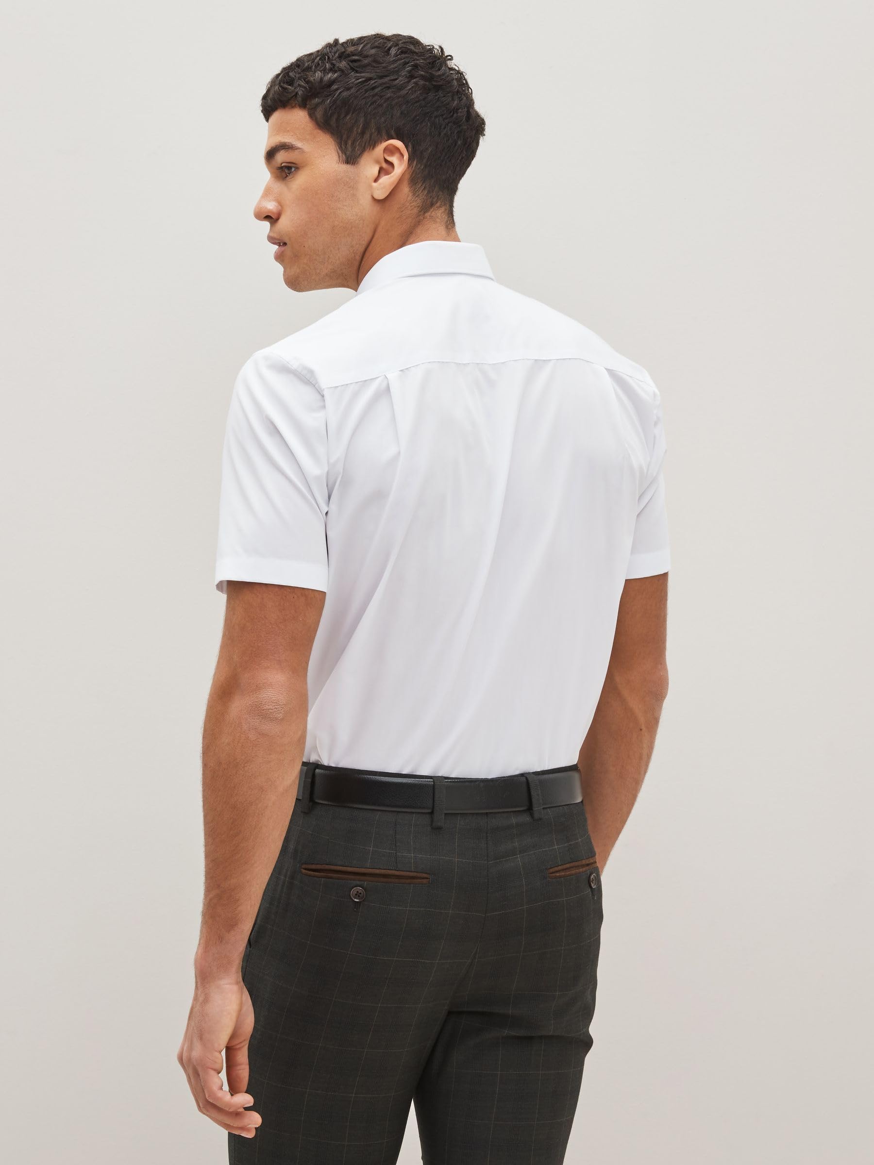Next Easy-Care Elegante camicia uomo regular
