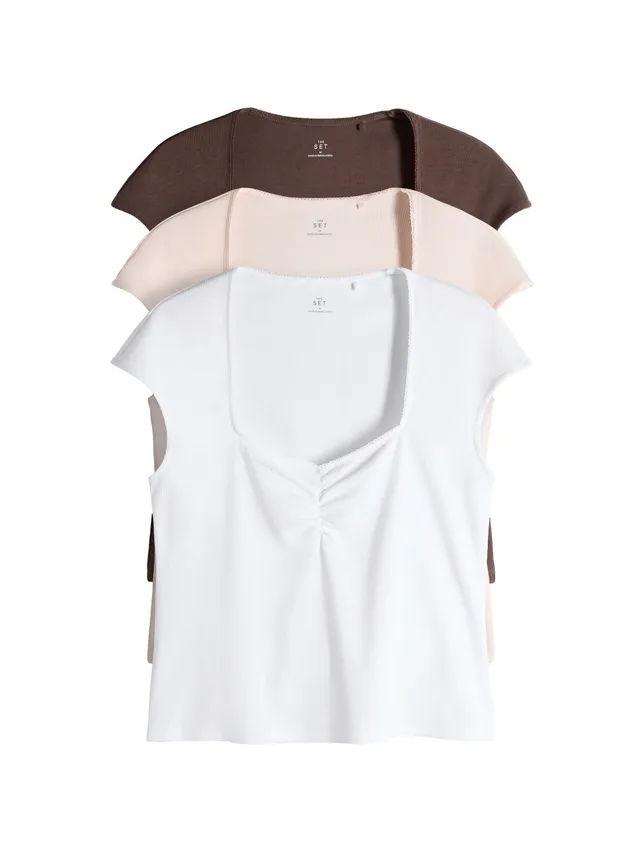 Geo Next The Set T-Shirt Arricciate taglia M 3 pezzi comoda