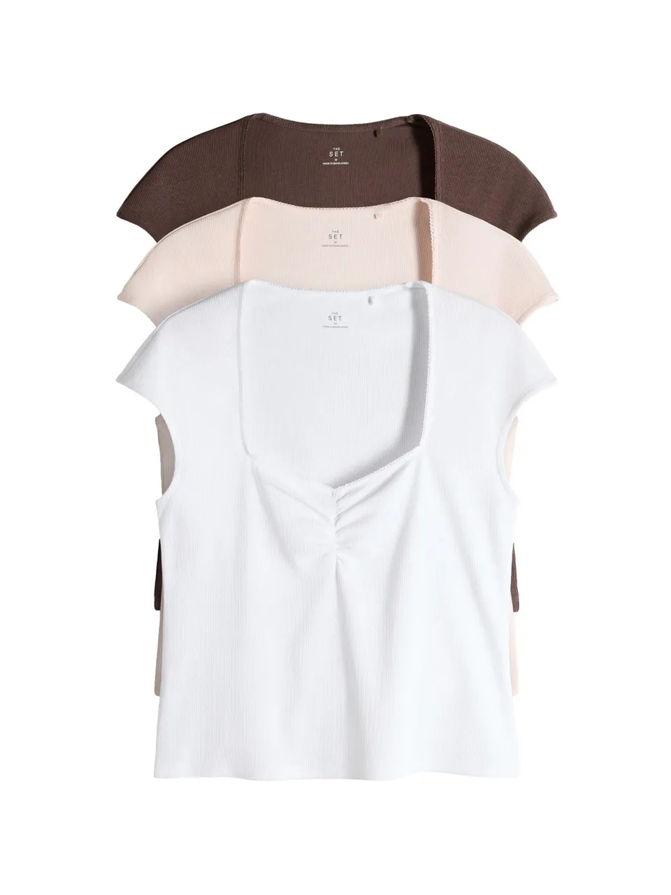 Geo Next The Set T-Shirt Arricciate taglia M 3 pezzi comoda