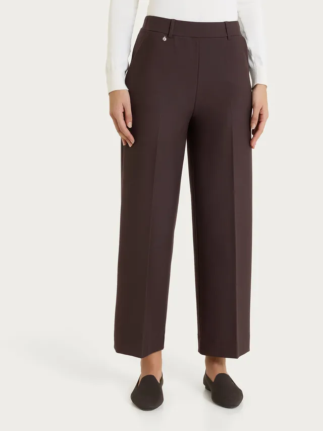 Ragno Compact pantalone ampio alla caviglia Chocolate Torte