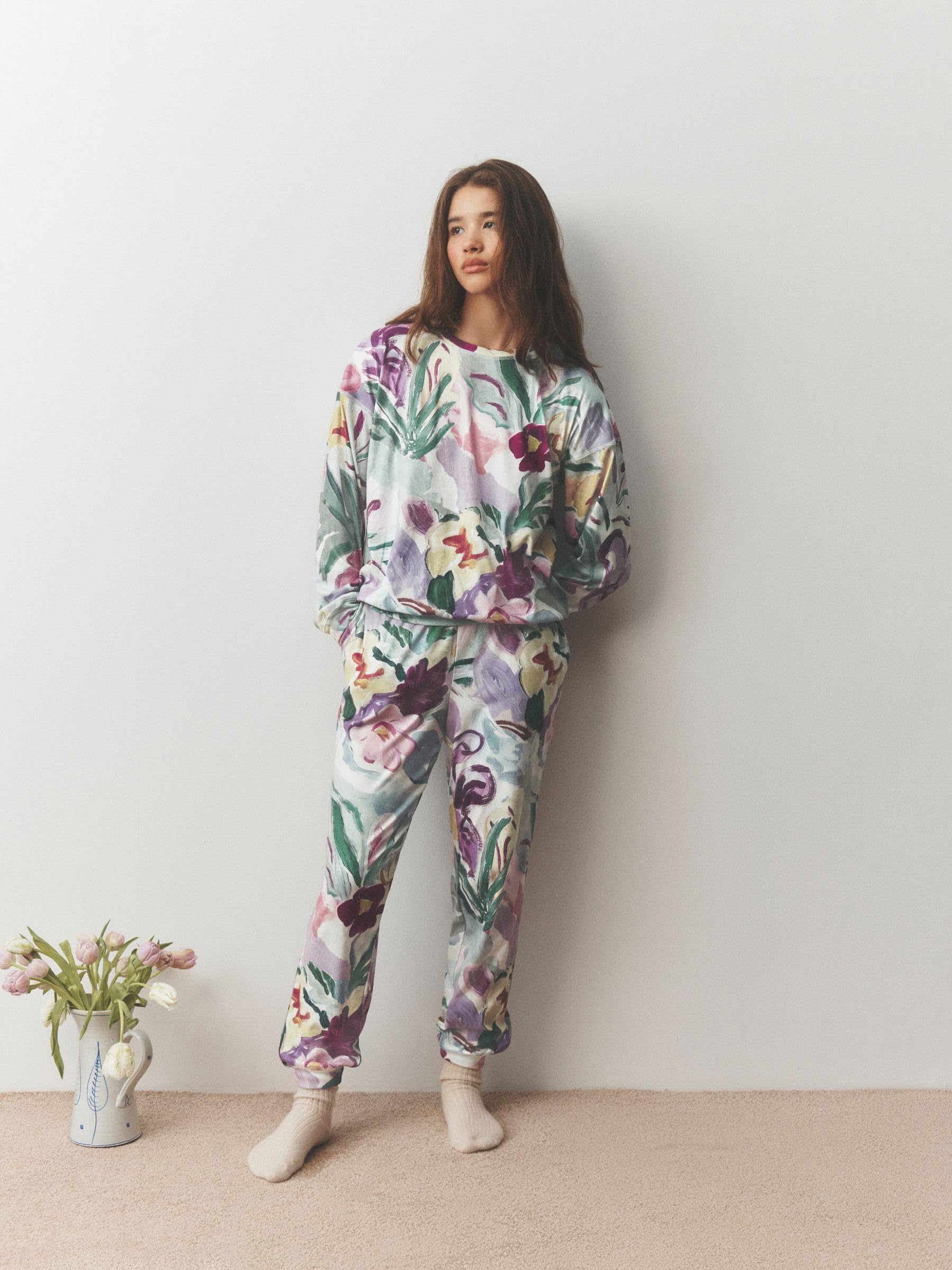 Next pigiama comodo donna manica lunga taglia L