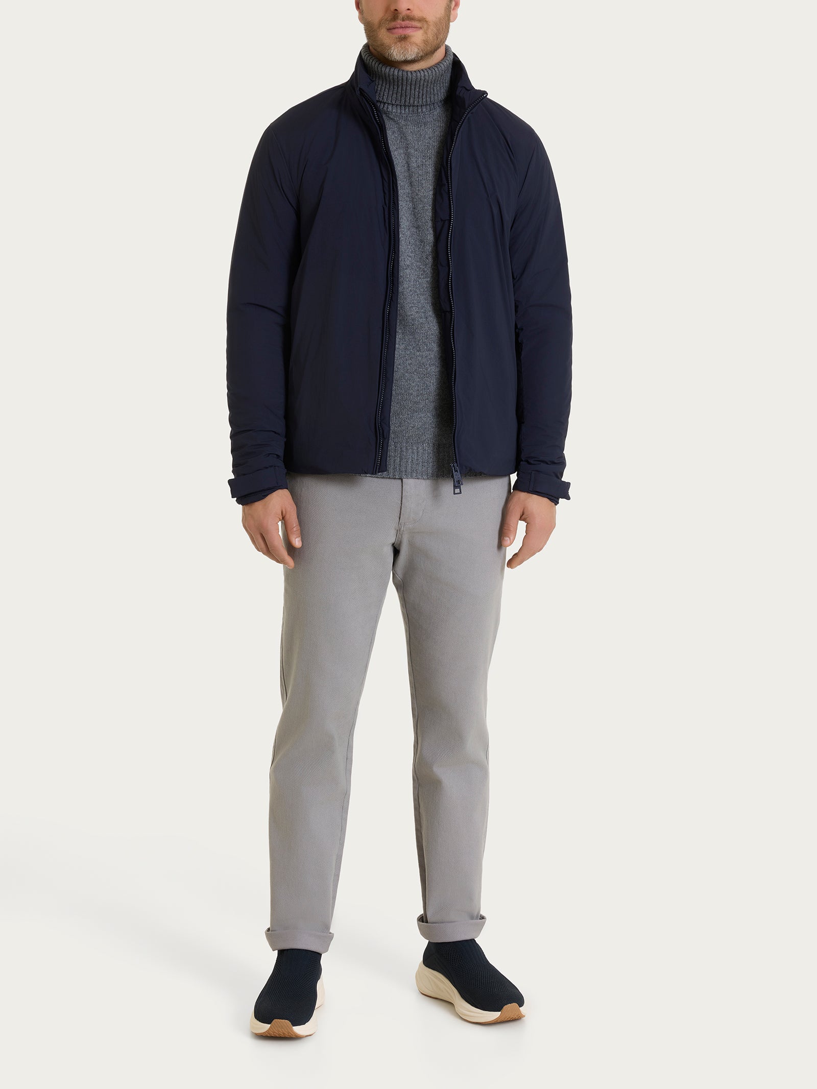 Ragno Piumerino Corto 100 g piumino uomo Navy lana