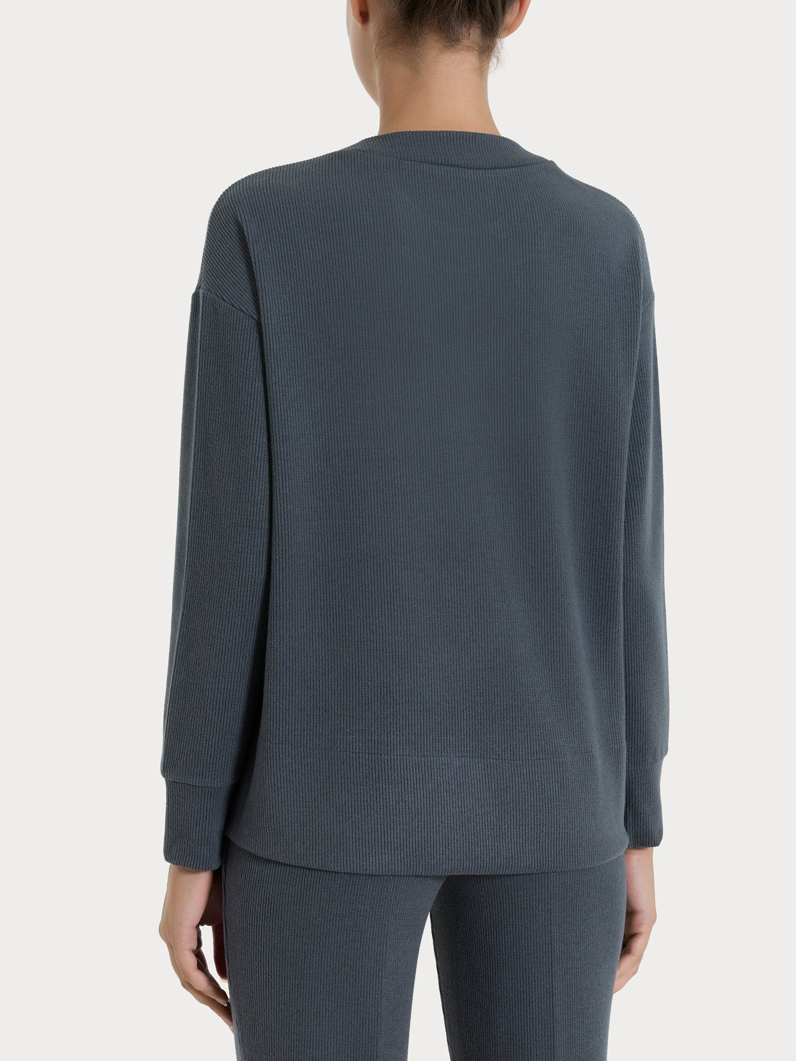 Ragno Felpa Girocollo Donna Dark Shadow in Velvet Over