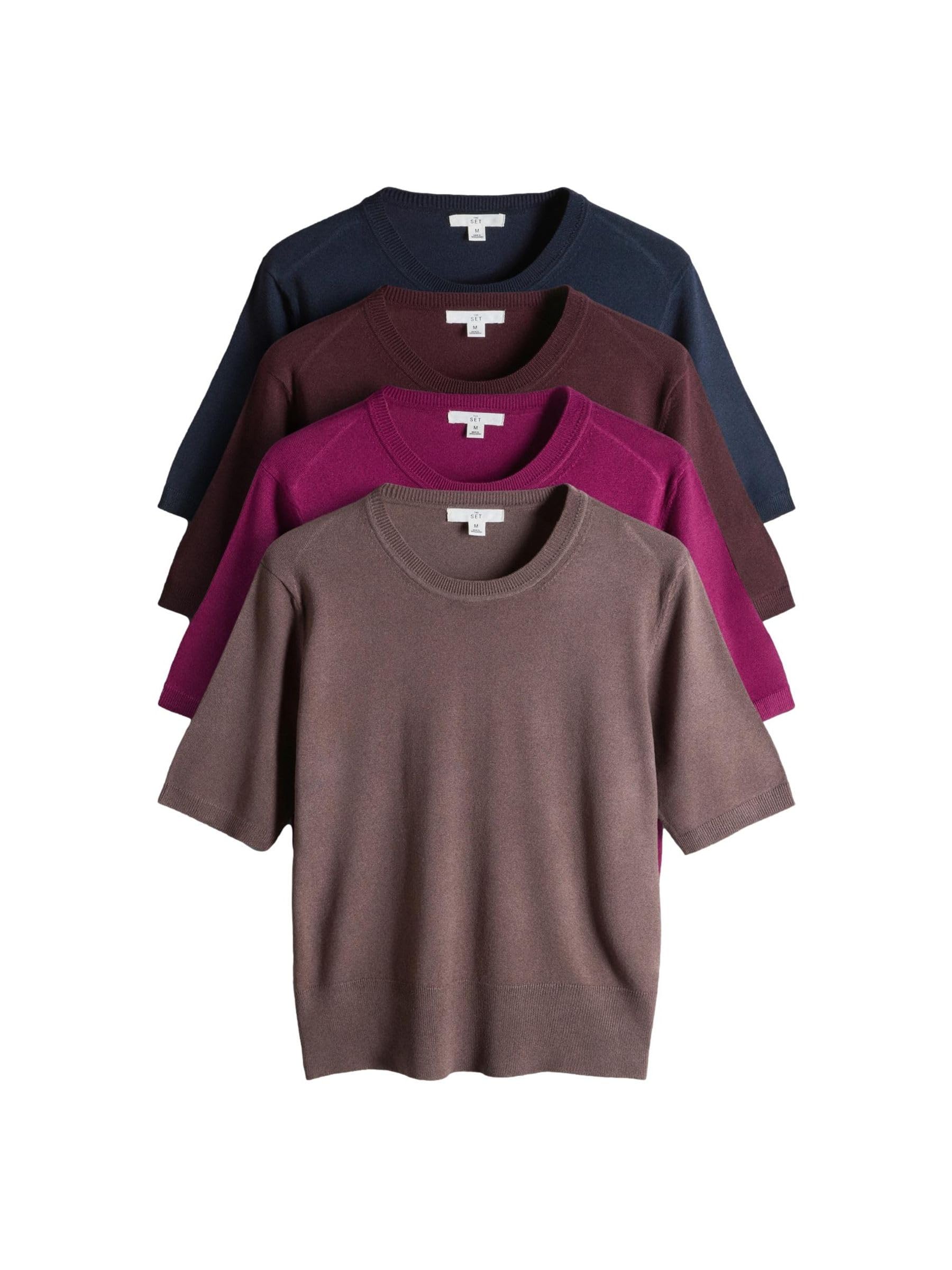 Geo Next The Set t-shirt donna 4pz girocollo maglina