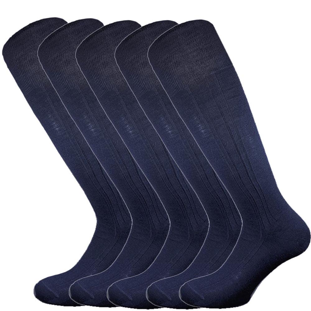 Lady C Ciocca calze lunghe uomo lana 5 paia