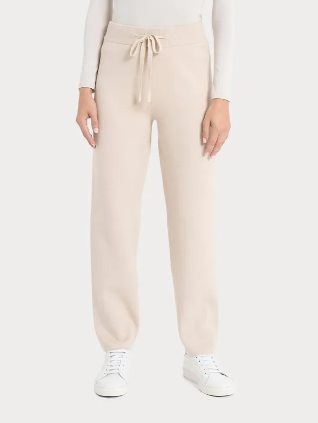 Ragno Super Soft pantalone sigaretta Champignon con coulisse