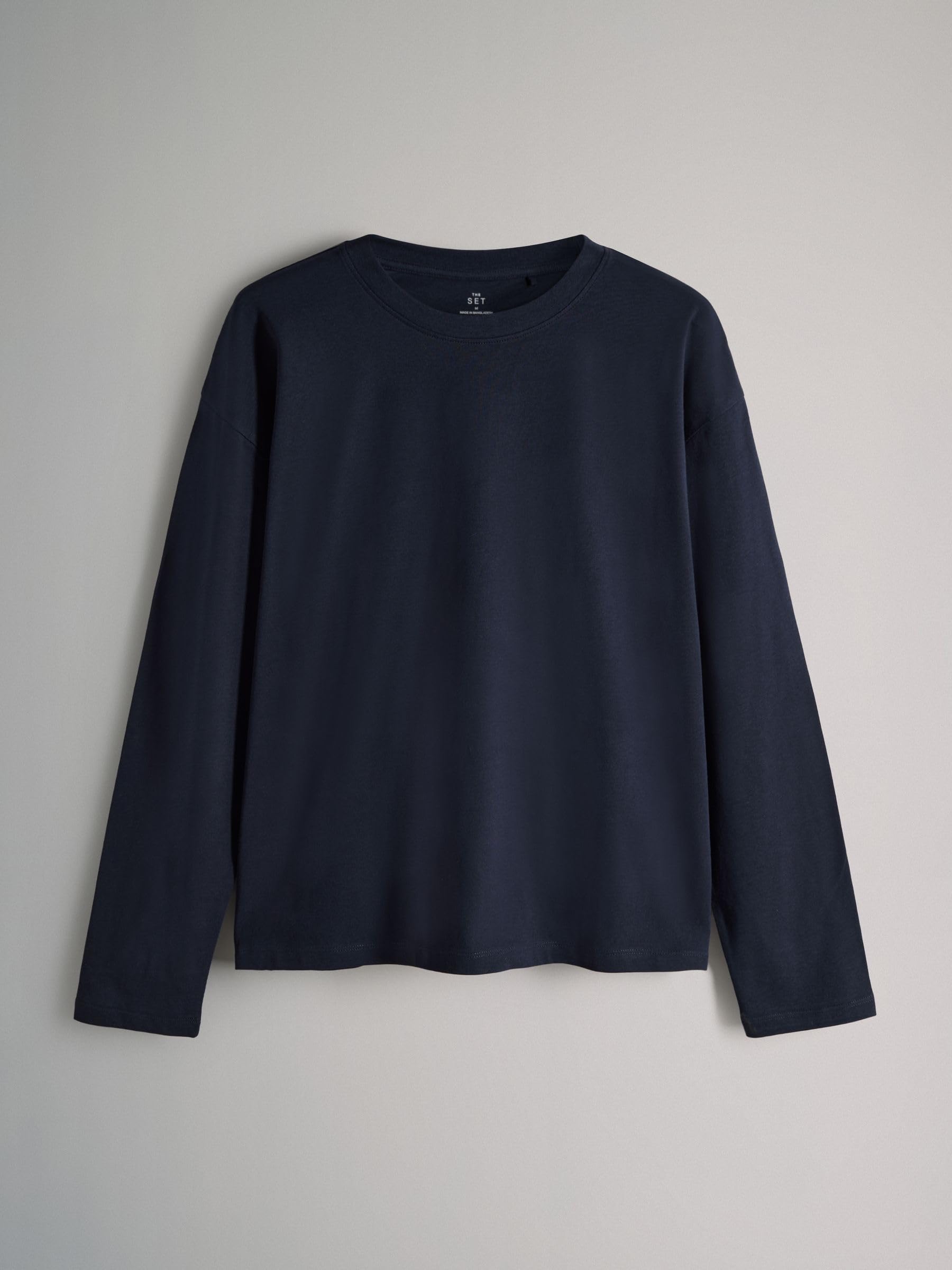 Next The Set Magliette Donna Manica Lunga Confezione da 5 Comoda