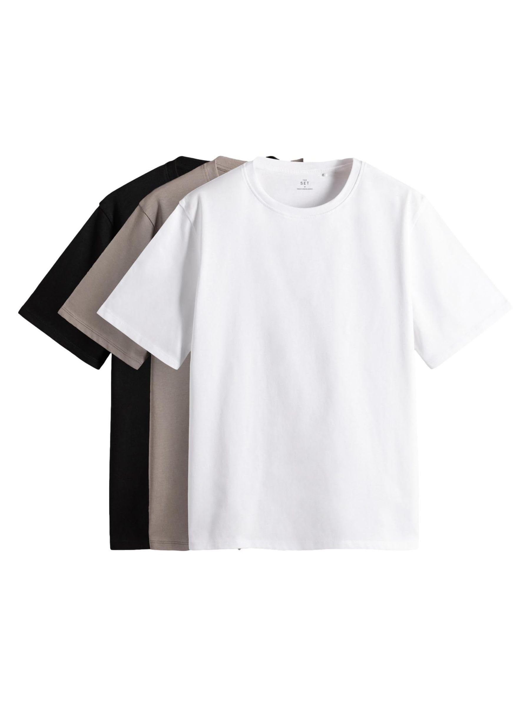 The Set T-Shirt Donna Maniche Corte Confezione 3 Pezzi Comoda